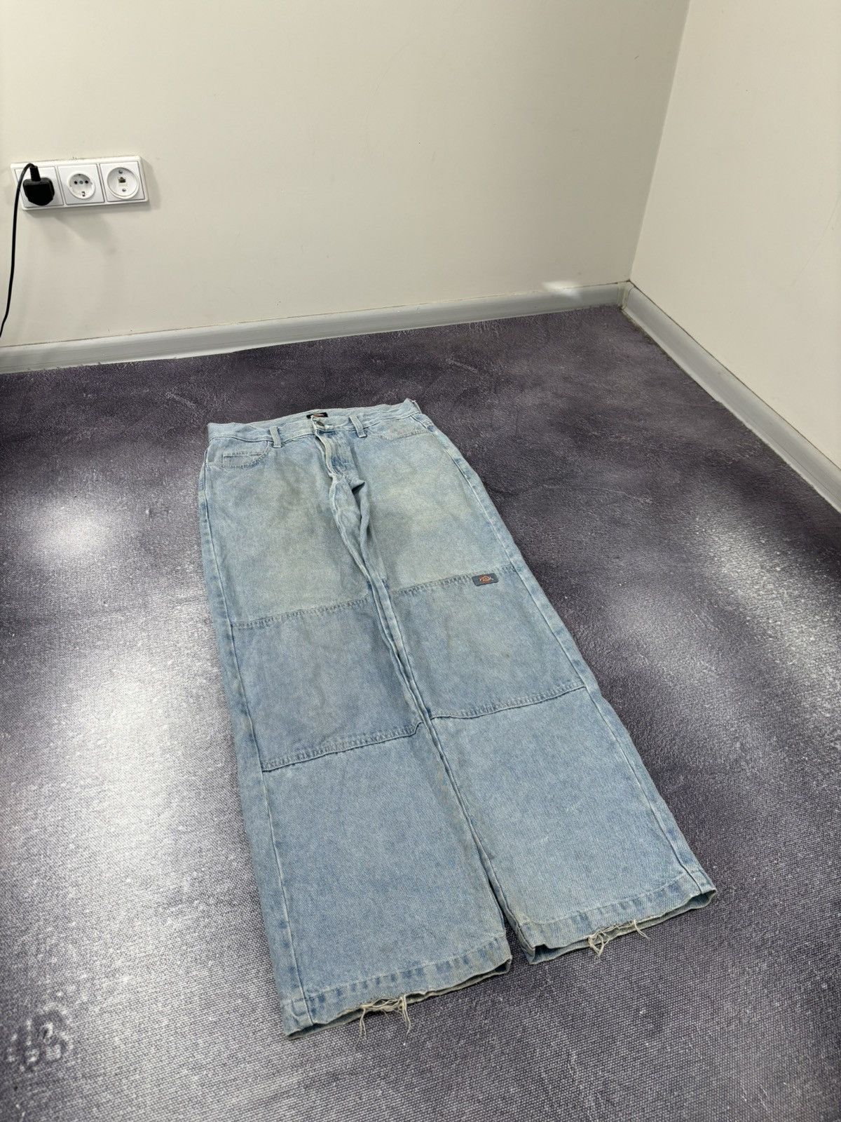 Dickies Vintage Dickies Double Knee Light Blue Denim Baggy Jeans Size US 30 / EU 46 - 3 Thumbnail