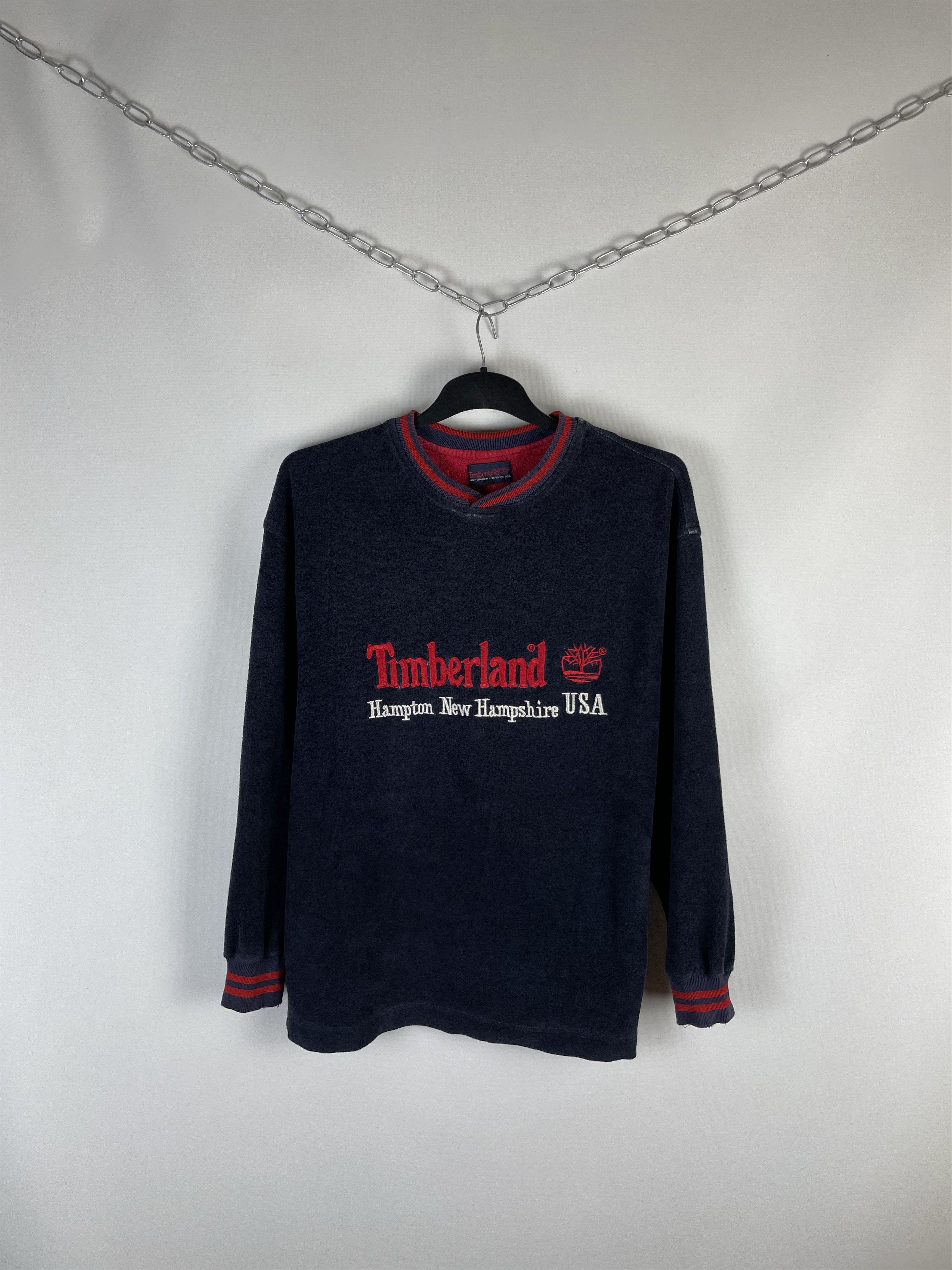 Other Vintage Timberland Sweatshirt Big Logo Crewneck Size US L / EU 52-54 / 3 - 1 Thumbnail