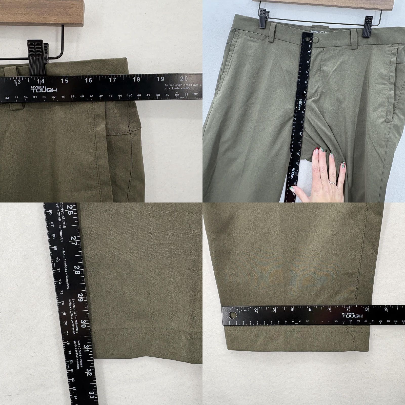 Nike Nike Golf Pants Mens 34x32 Green Tour Performance Dri-Fit Stretch Polyester Pants Size US 34 / EU 50 - 8 Thumbnail