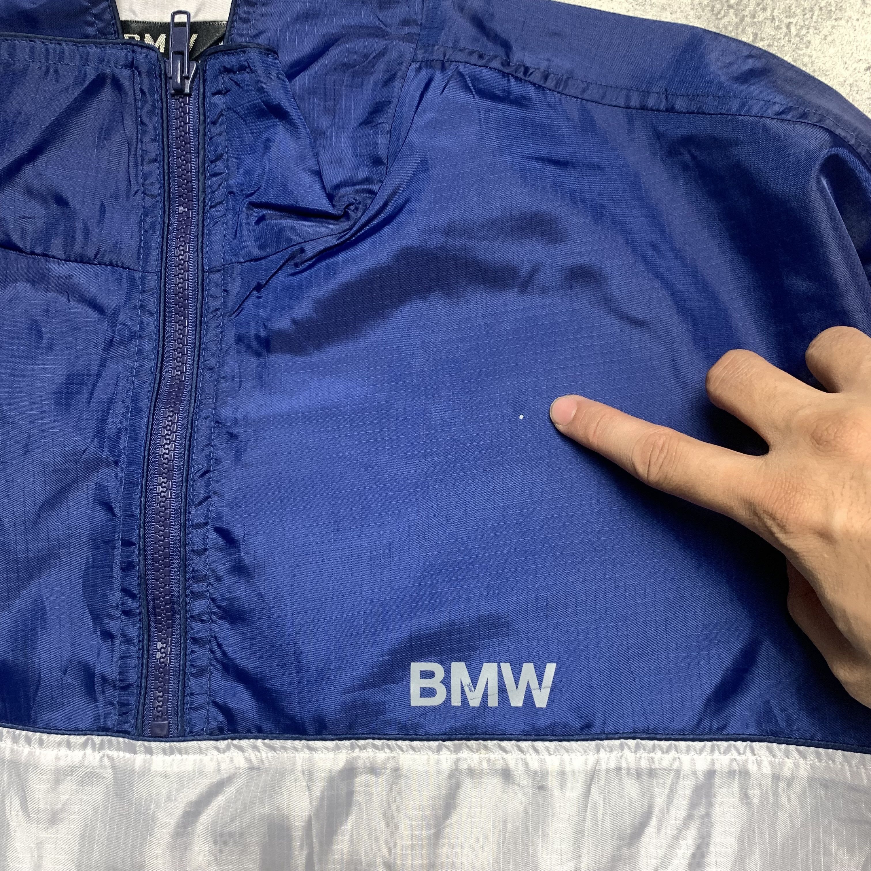 BMW Vintage BMW Half Zip Windbreaker Jacket Size US XL / EU 56 / 4 - 6 Thumbnail