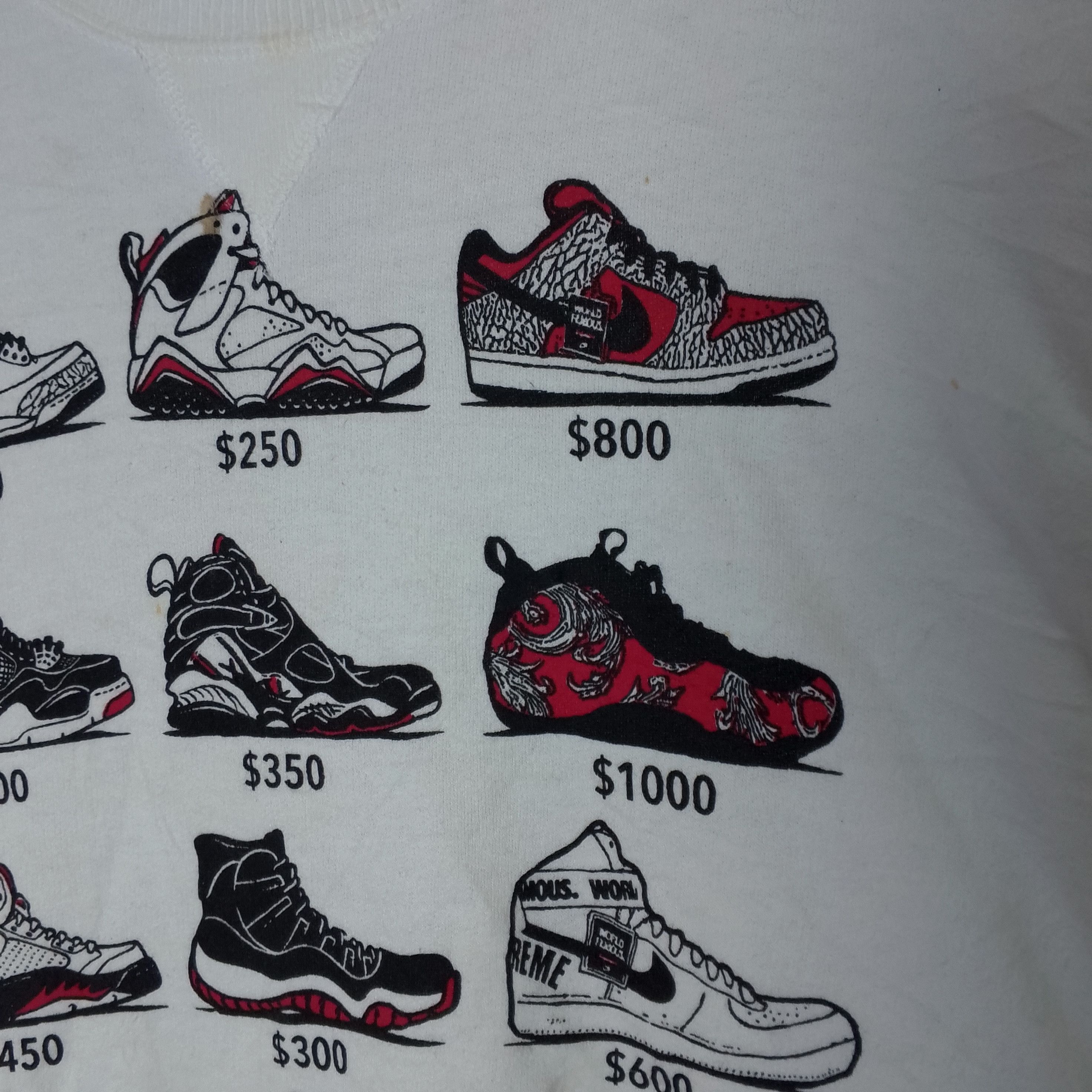 Vintage Jordan Shoes Price Sweatshirt Size US XXL / EU 58 / 5 - 5 Thumbnail