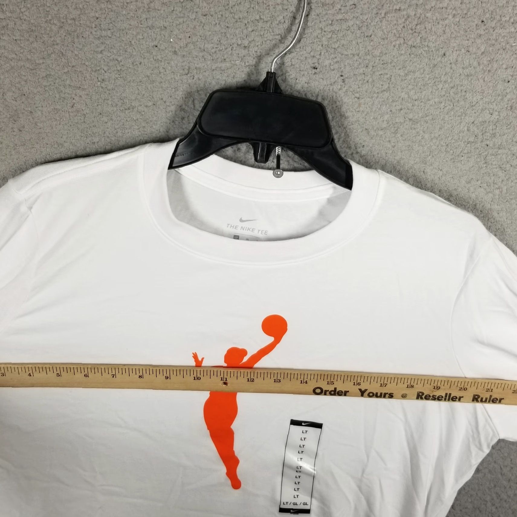 Nike Nike Women’s WNBA Logo T-Shirt Long Sleeve Tall Large White Sports Shirt Size L / US 10 / IT 46 - 6 Thumbnail