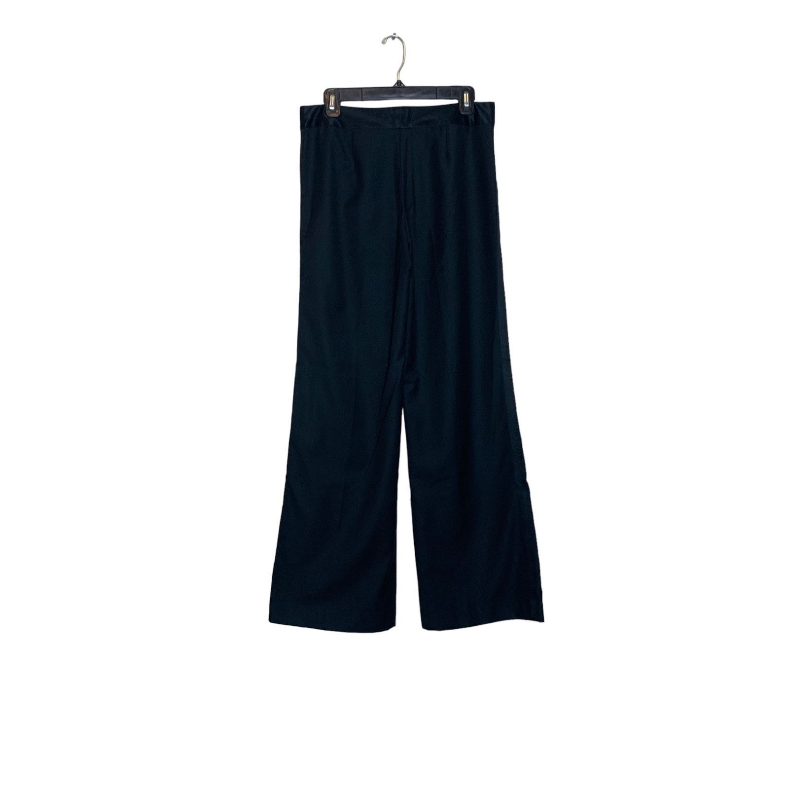 Isaac Mizrahi Isaac Mizrahi black wide leg dress tuxedo dress pants size 4 Size 27" / US 4 / IT 40 - 8 Thumbnail