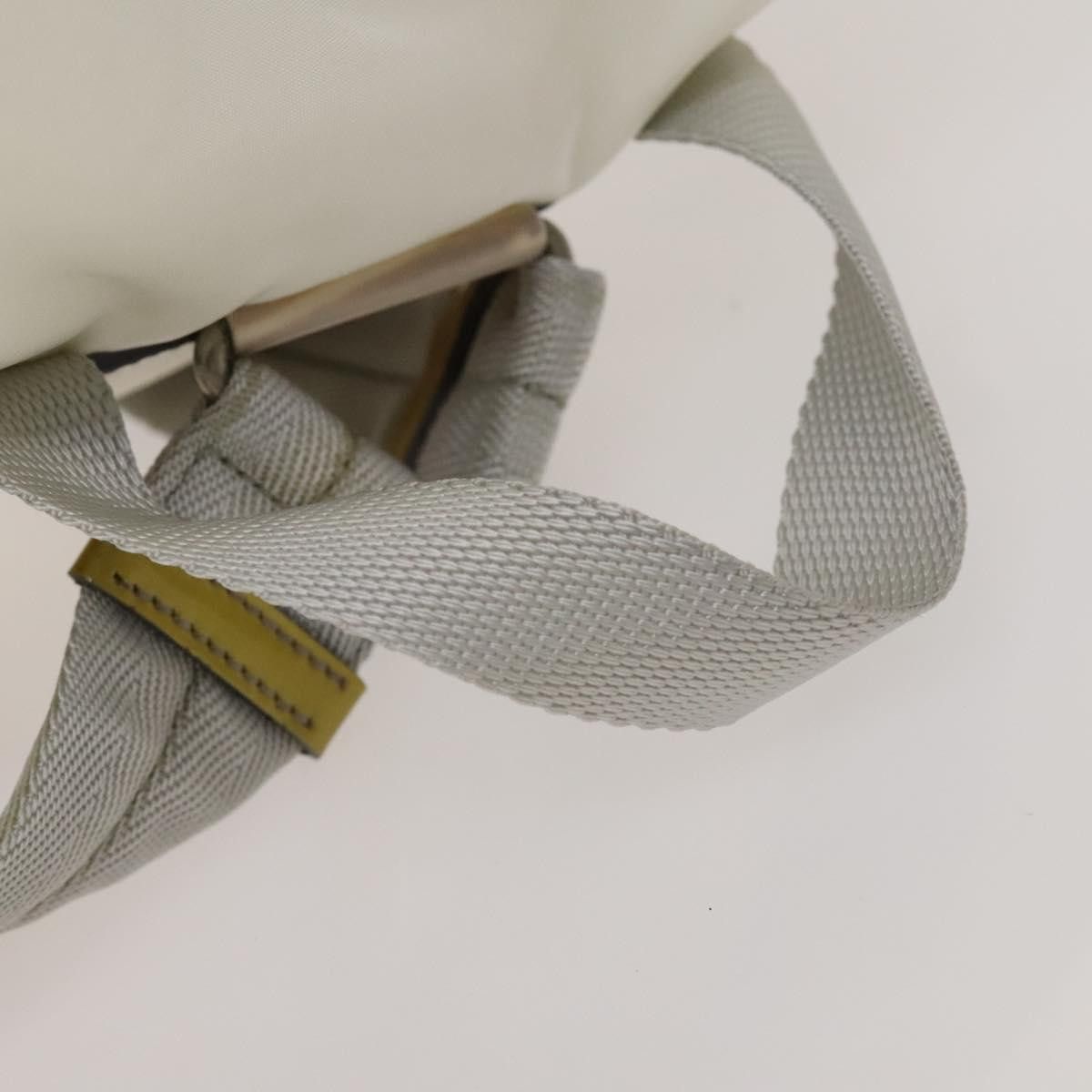 Prada PRADA Backpack Nylon White Silver Size ONE SIZE - 7 Thumbnail