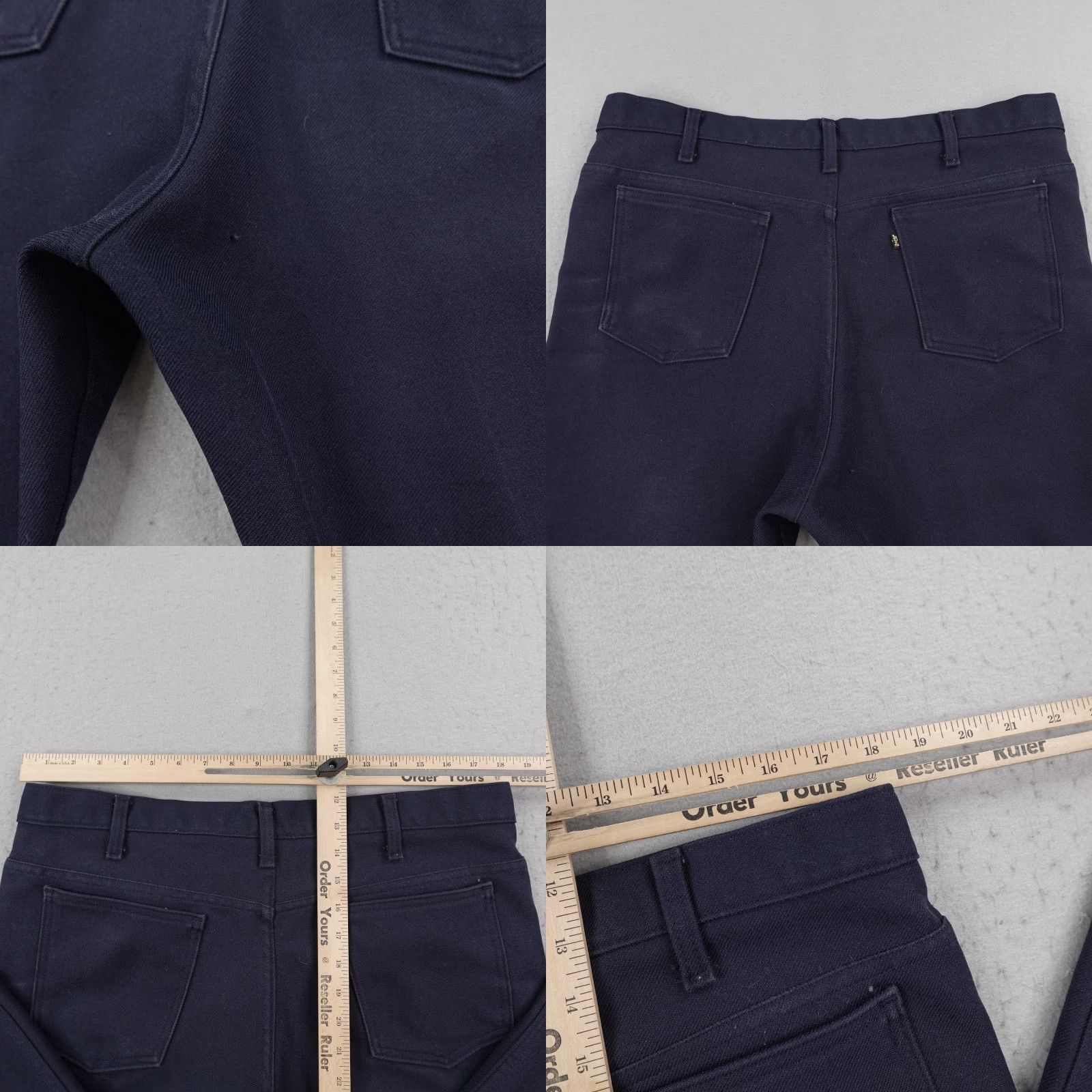 Levi's VINTAGE Levi's Pants Mens 38x32 Blue Chino Straight Leg Black Tab Disco 70s Size US 38 / EU 54 - 8 Thumbnail