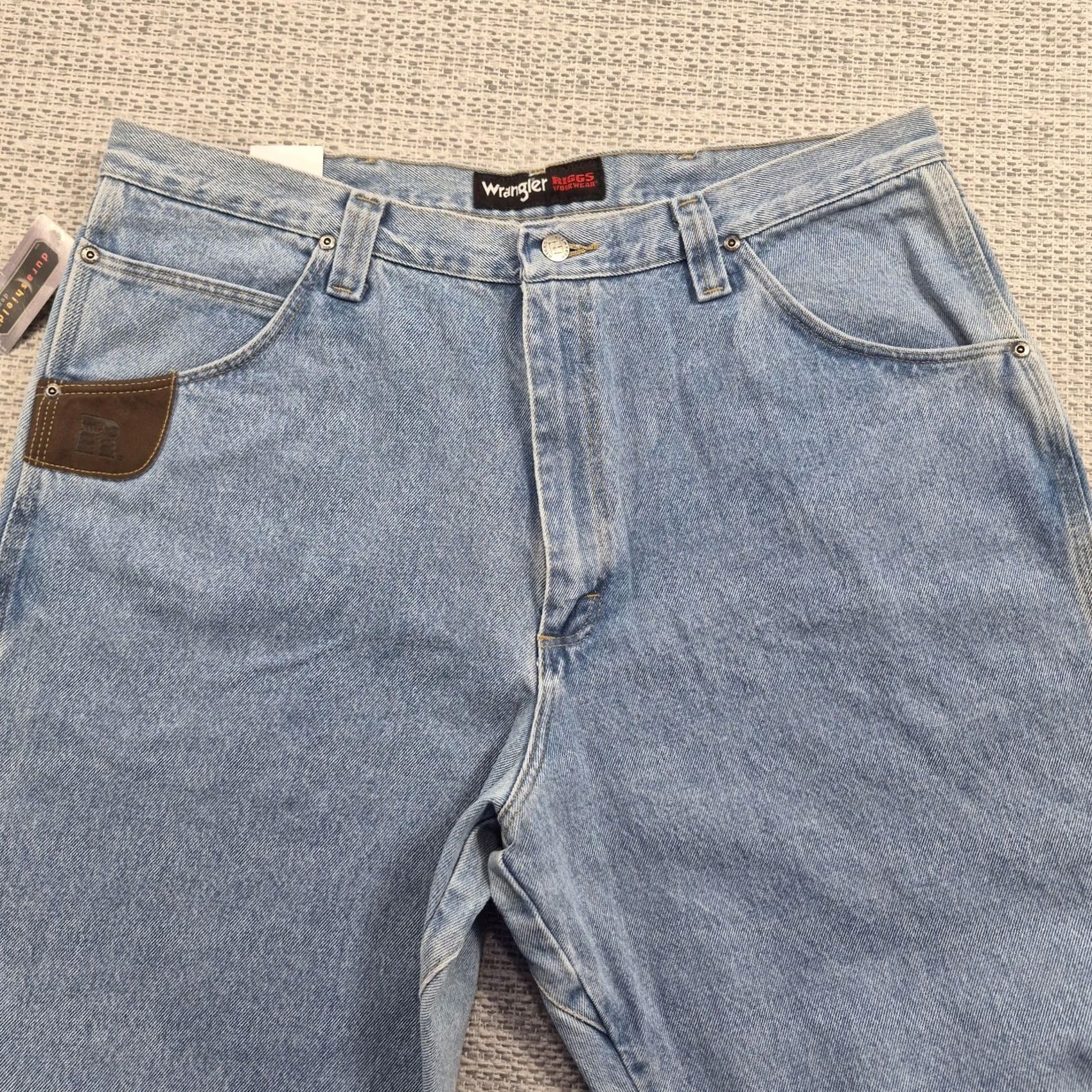 Wrangler Wrangler RIGGS Workwear Jeans Mens 40x32 Blue Carpenter Relaxed Straight Denim Jeans Size US 40 / EU 56 - 3 Thumbnail