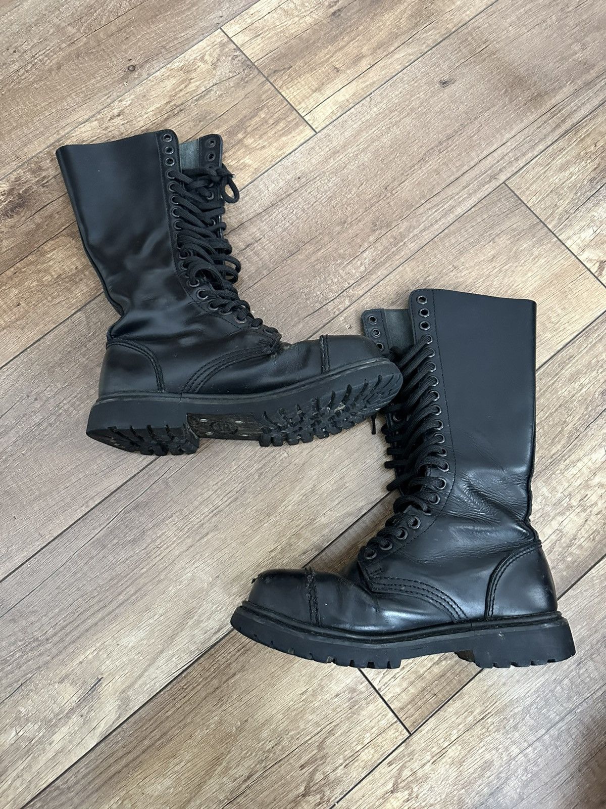 Undercover Undercover Vintage High Top Leather Boots Size US 5 / EU 37 - 7 Thumbnail