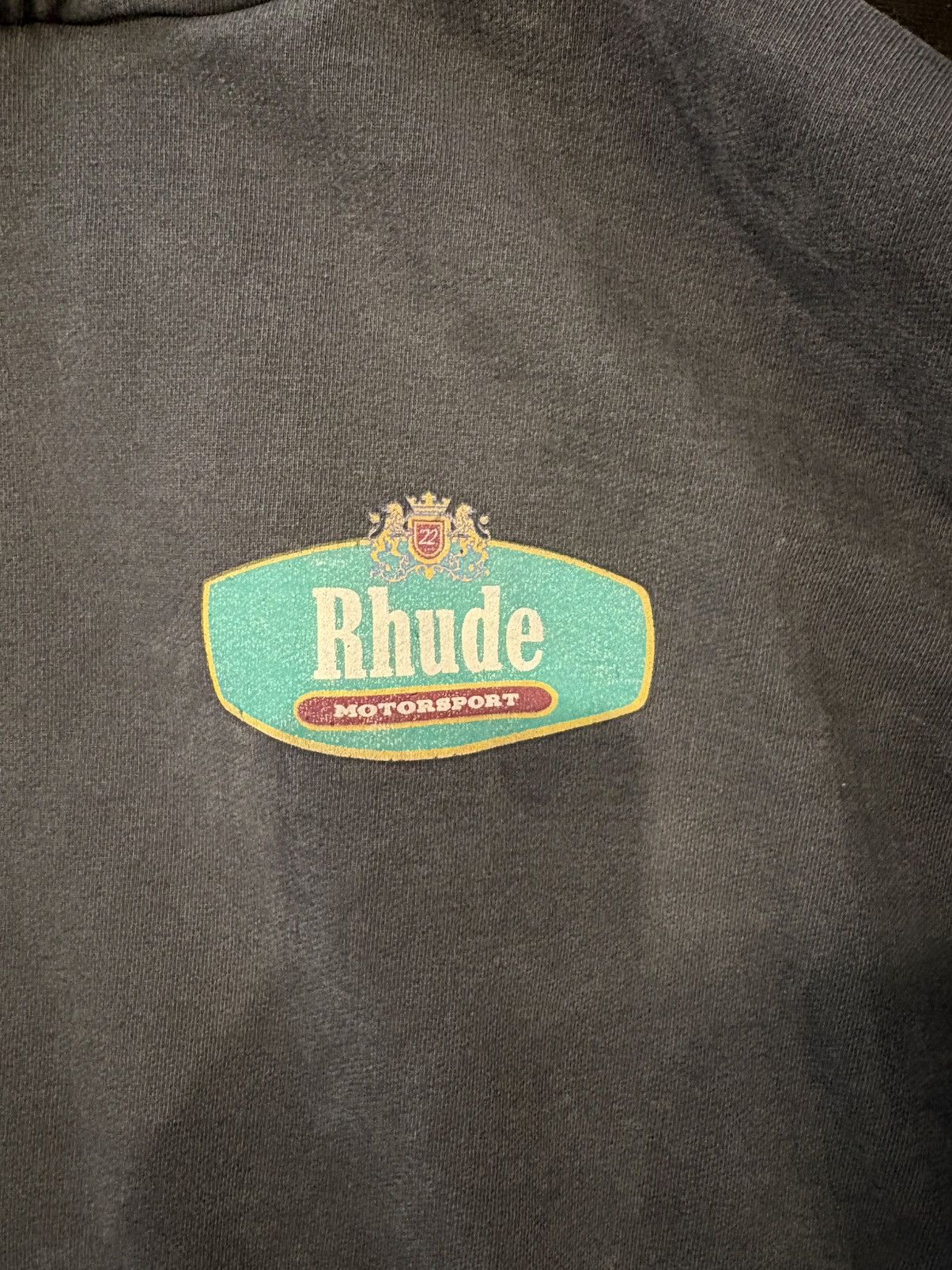 Rhude Rhude Racing Crest Hoodie Size US M / EU 48-50 / 2 - 4 Thumbnail