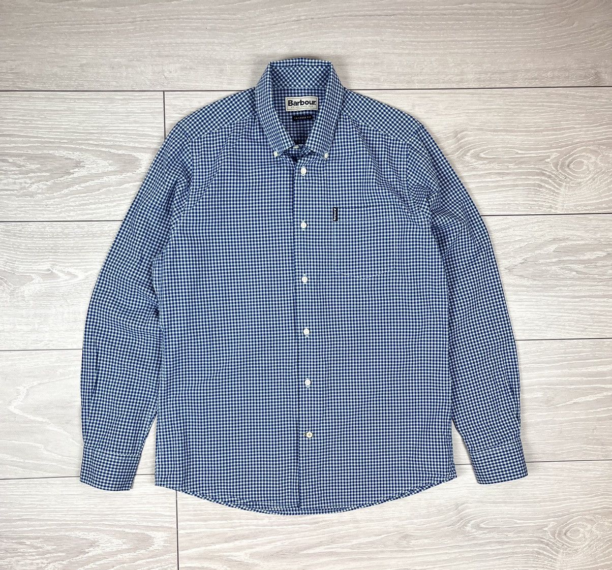 Barbour x4 Barbour Tailored Flannel Checkered Button Shirt M Size Size US M / EU 48-50 / 2 - 5 Thumbnail