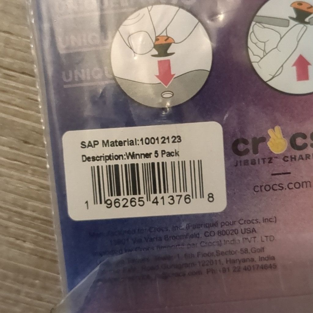 Crocs Crocs winner jibbitz charms original uniquely you Size ONE SIZE - 3 Thumbnail