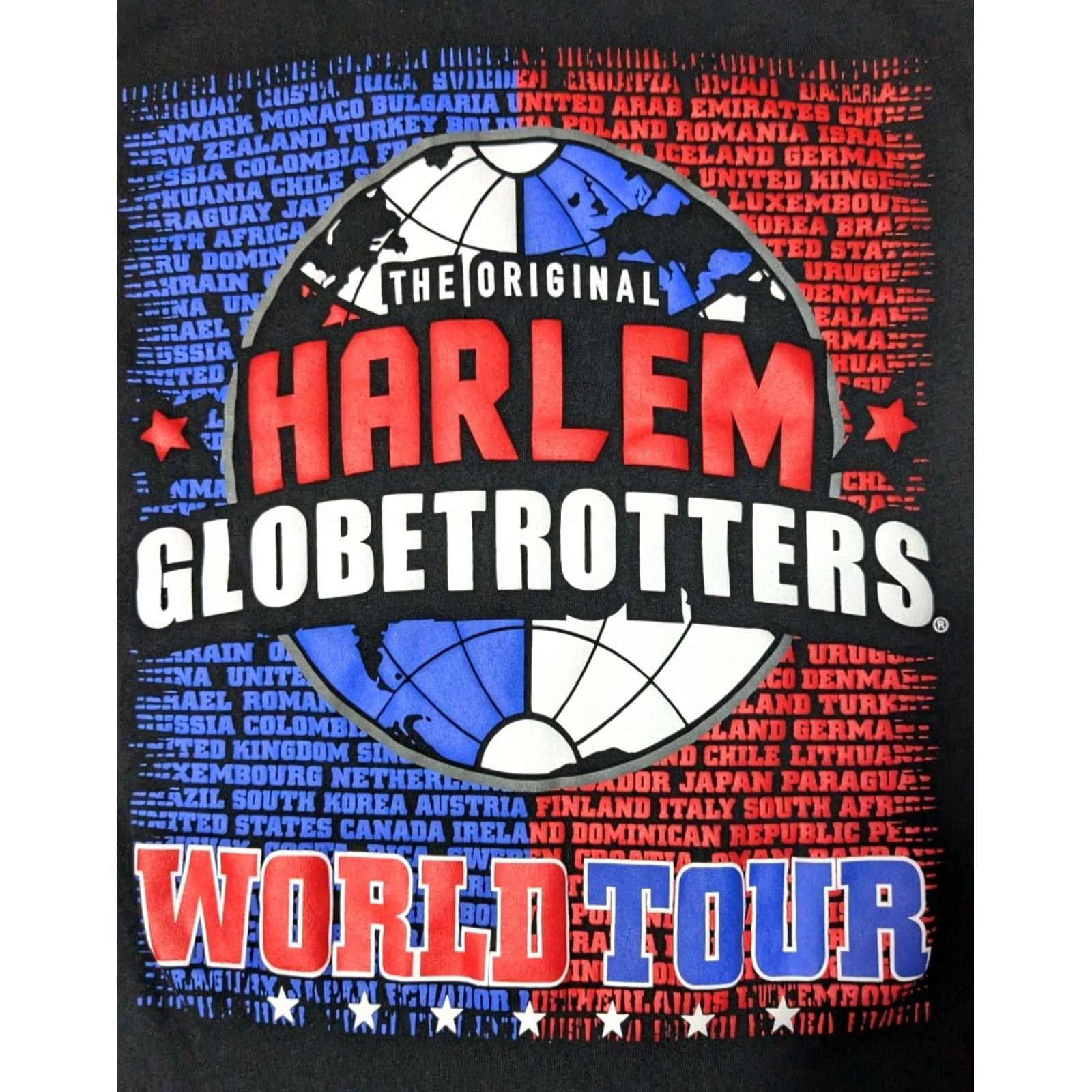 Champion Champion Harlem Globetrotters World Tour Double-Sided Men Small Black T-Shirt Size US S / EU 44-46 / 1 - 4 Thumbnail
