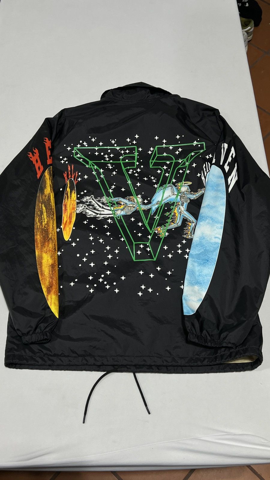 Saint Michael × Vlone Saint Michael x Vlone Coach Black Jacket Size US S / EU 44-46 / 1 - 10 Thumbnail
