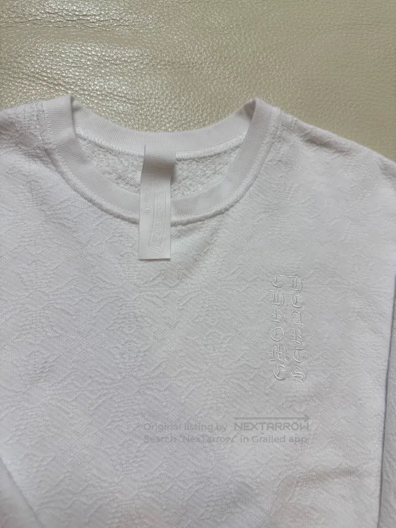 Chrome Hearts Chrome Hearts Size XS White cross short sweater with dark s Size US XS / EU 42 / 0 - 2 Thumbnail