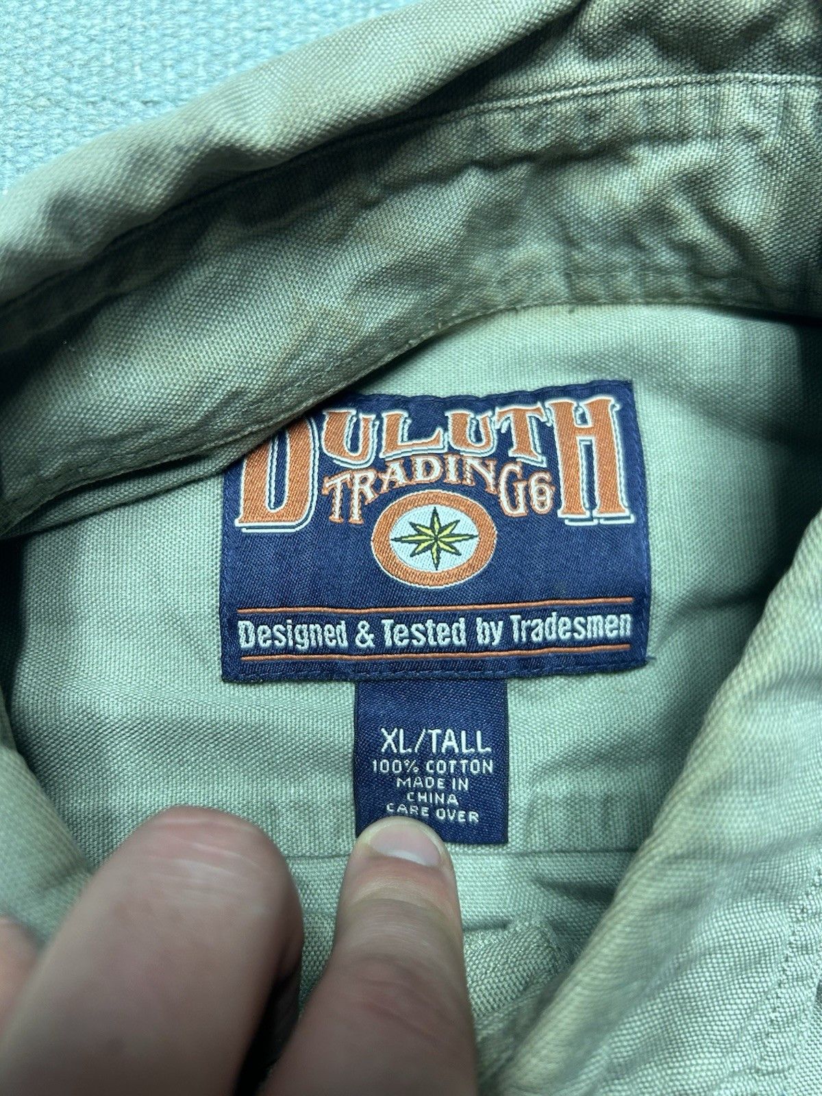 Duluth Trading Company Duluth trading button shirt cotton canvas work men’s XL tall Size US XL / EU 56 / 4 - 9 Thumbnail