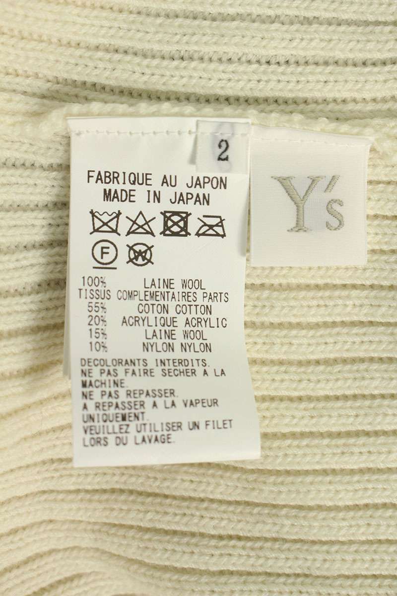 Yohji Yamamoto yohji yamamoto Y's RIB HIGH NECK RAGLAN PULLOVER Size US M / EU 48-50 / 2 - 3 Thumbnail