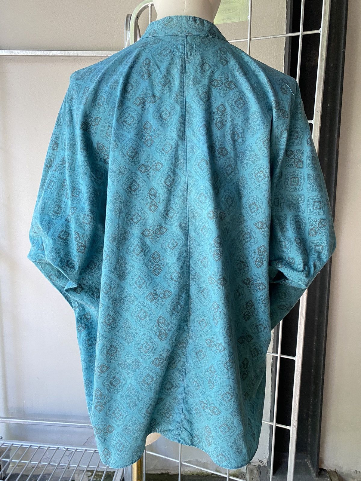Marithe + Francois Girbaud MARITHE FRANCOIS GIRBAUD Geometric Button-Up Printed Shirt Size US M / EU 48-50 / 2 - 11 Thumbnail