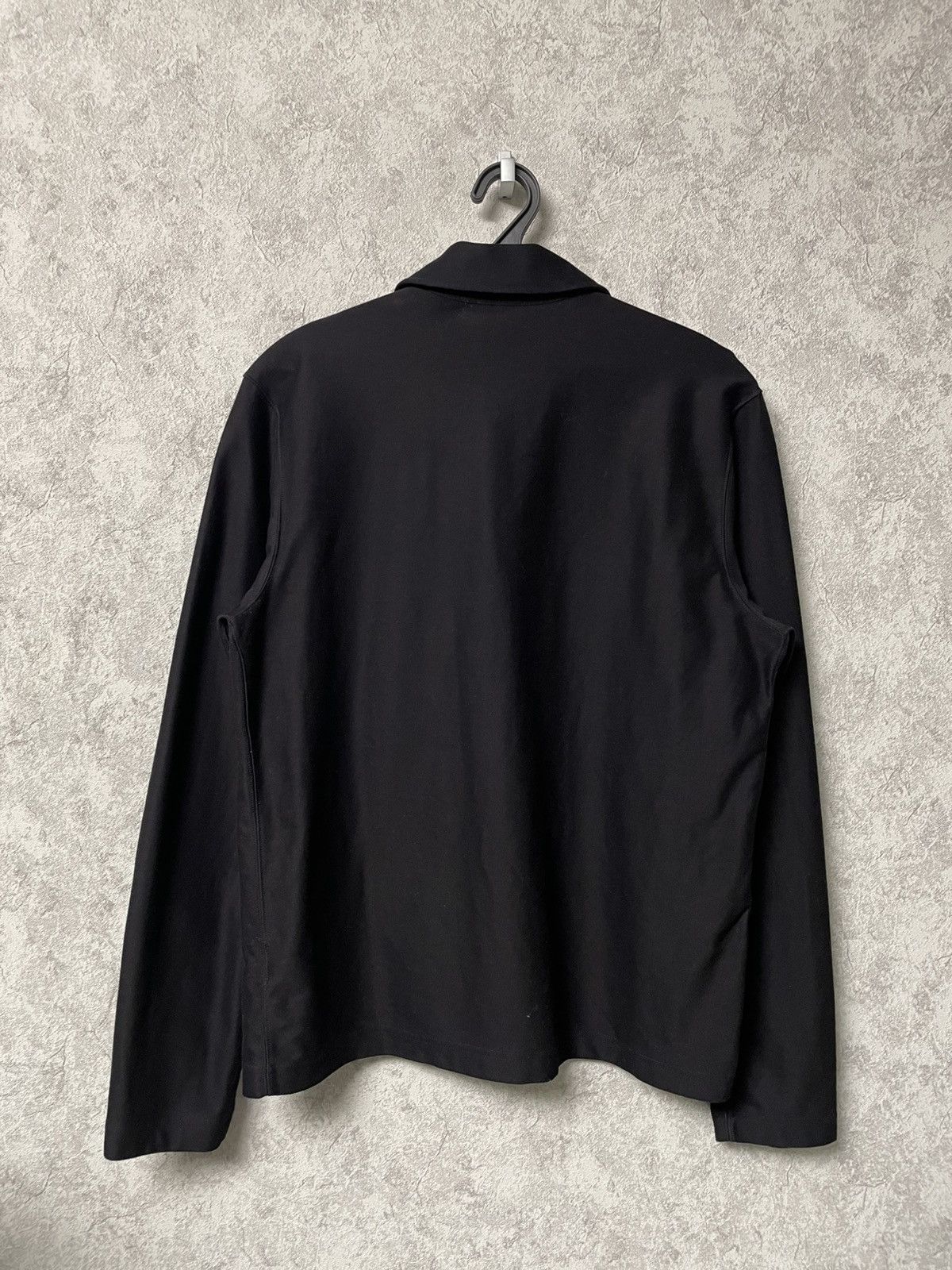 Arket Arket Black Basic Cotton Zip-Up Overshirt Jacket Size US M / EU 48-50 / 2 - 12 Thumbnail