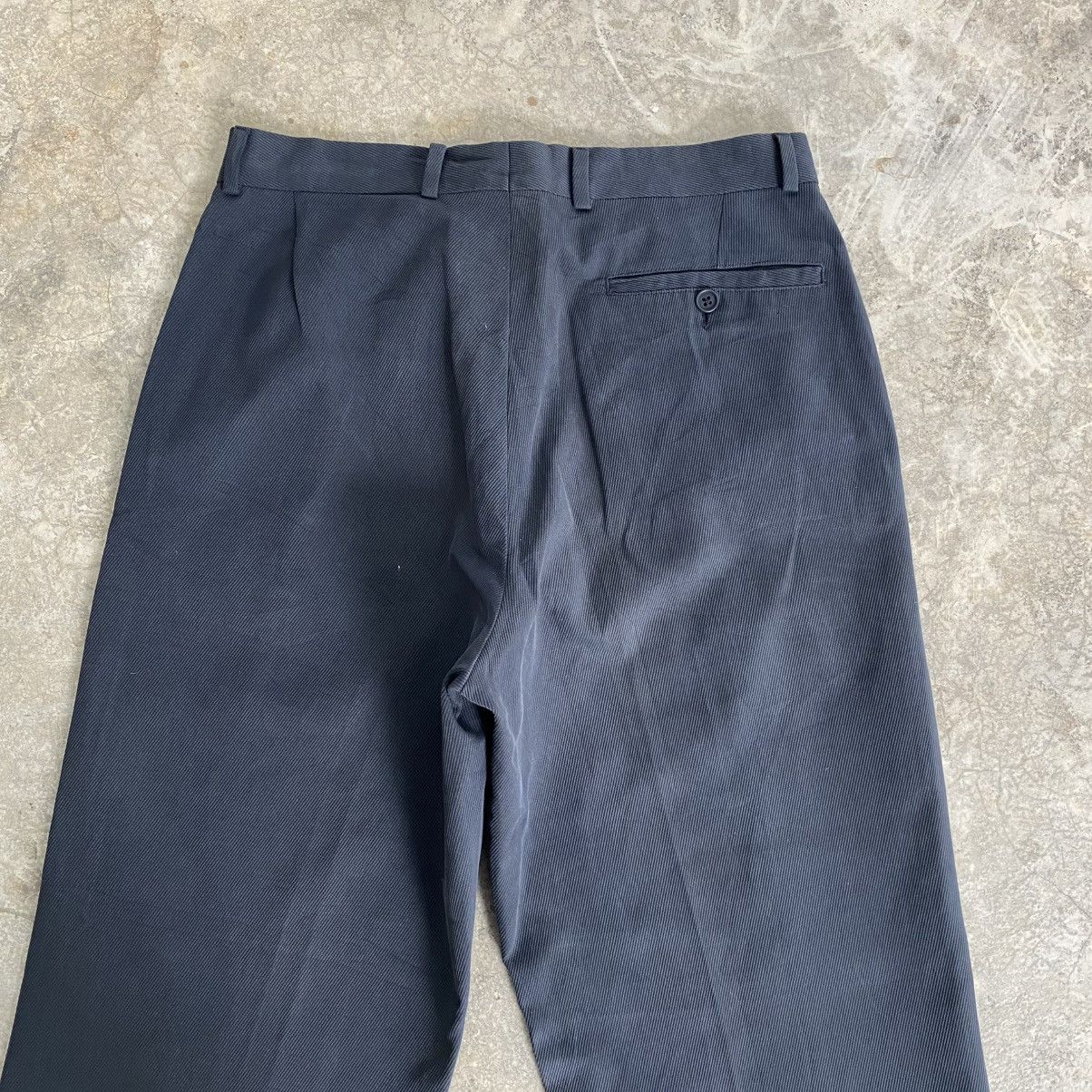Emporio Armani 1990’s Emporio Armani Twill Cotton Wide Trouser Pants Size US 31 - 14 Thumbnail