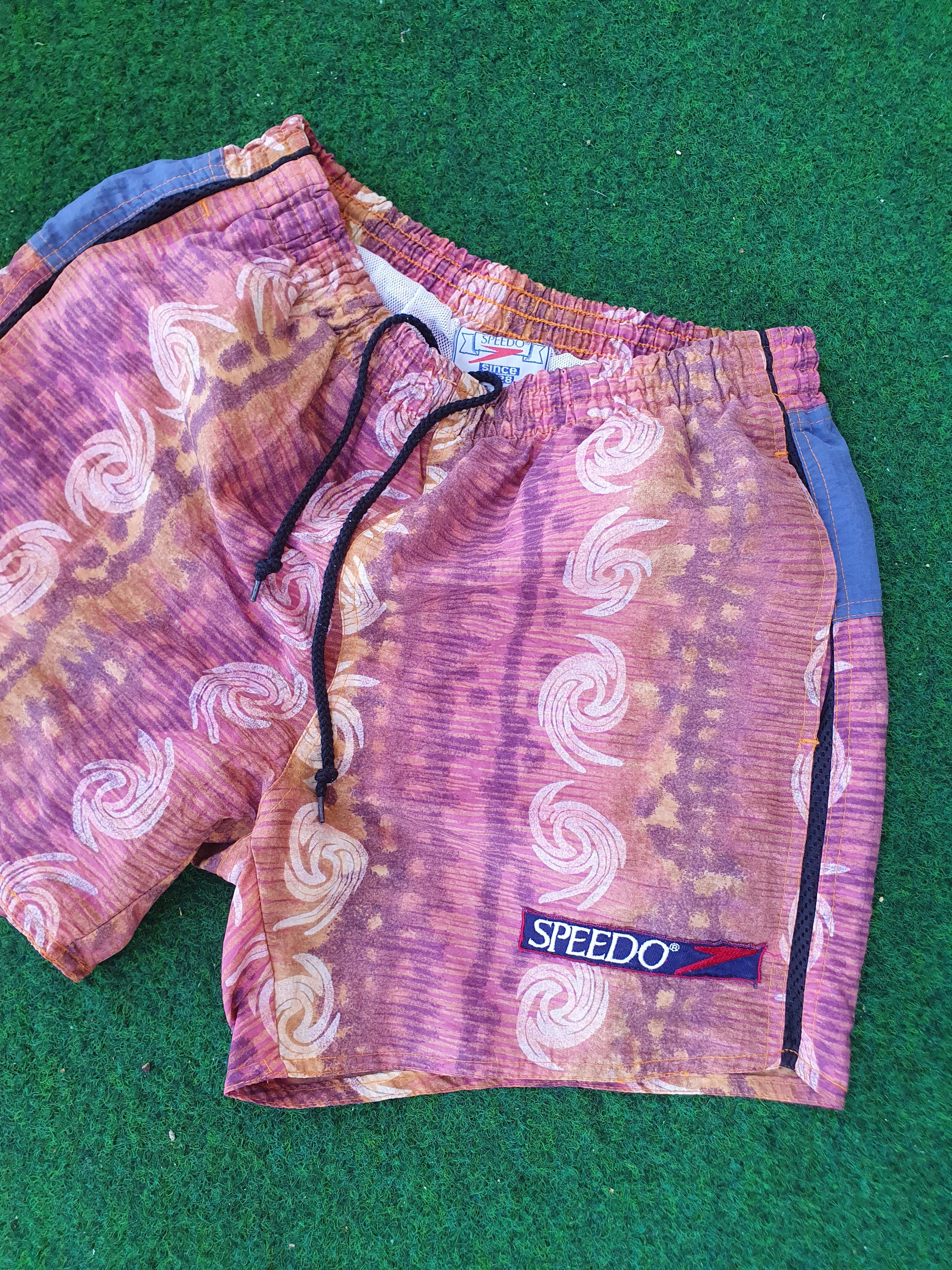 Speedo Speedo Spellout Vintage Swim Shorts Trunks Waist 33 cm Size US 30 / EU 46 - 7 Thumbnail