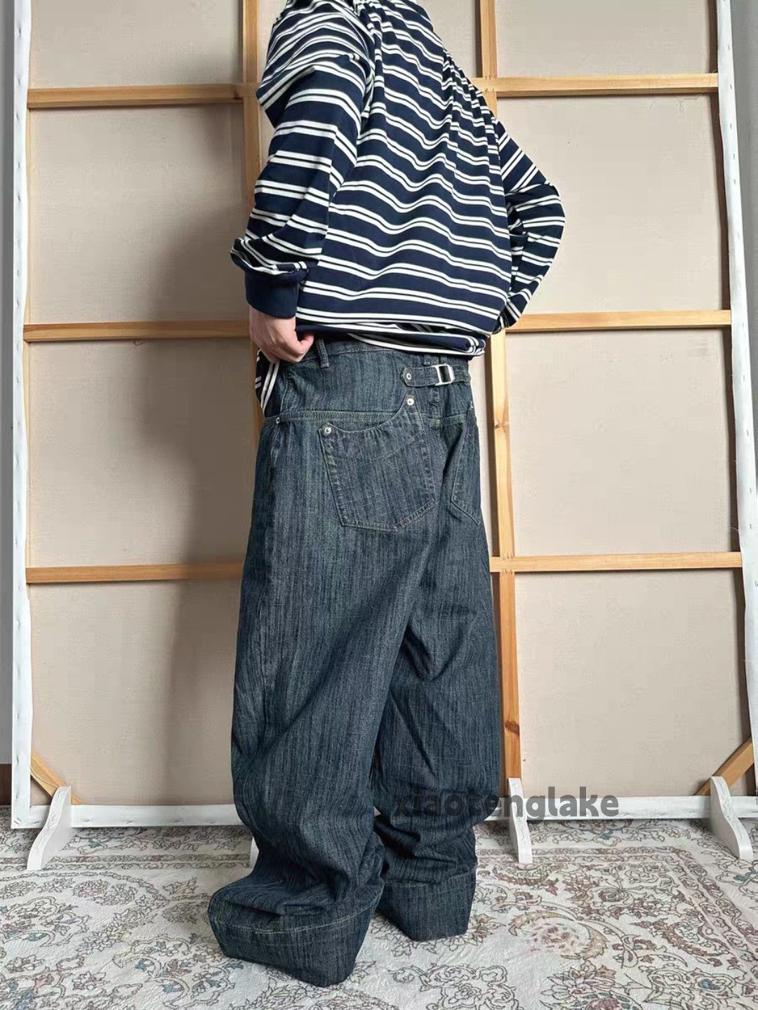 Jean ltx maisonmargiela marni style playboicati baggy jeans Size US 28 / EU 44 - 1 Thumbnail