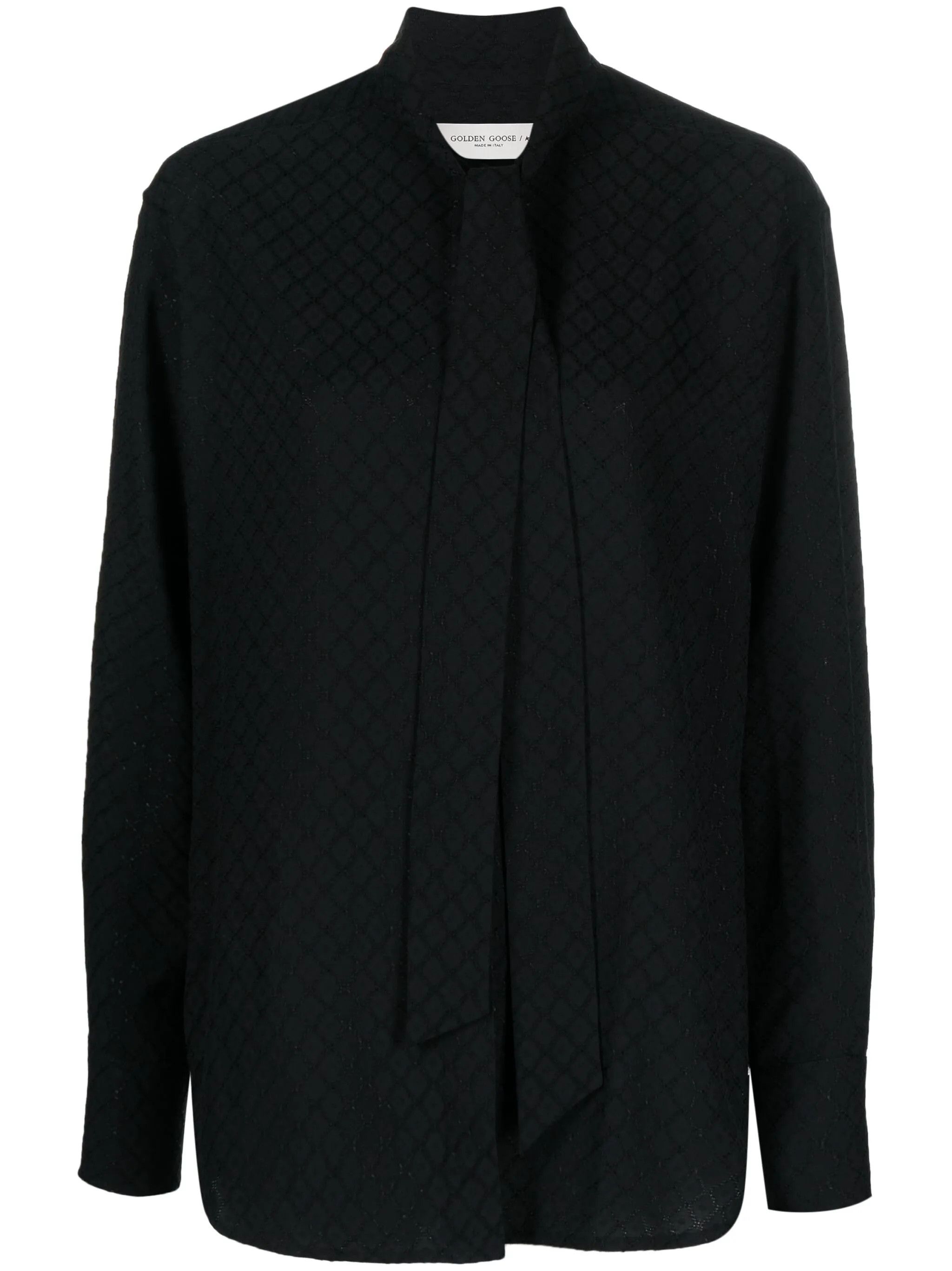 Golden Goose o1y0825 Solid Color Shirt in Black Size XS / US 0-2 / IT 36-38 - 1 Thumbnail