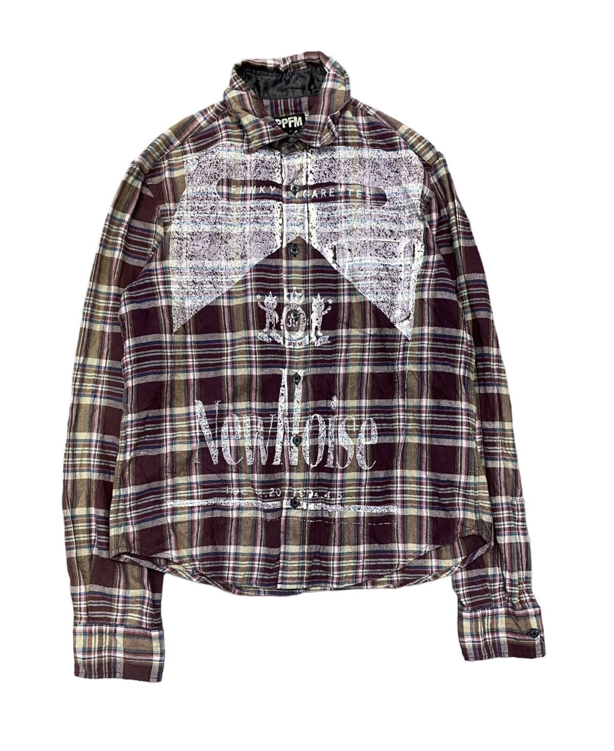 image of Ppfm Cobain New Noise Check Flannel, Men's (Size Medium)