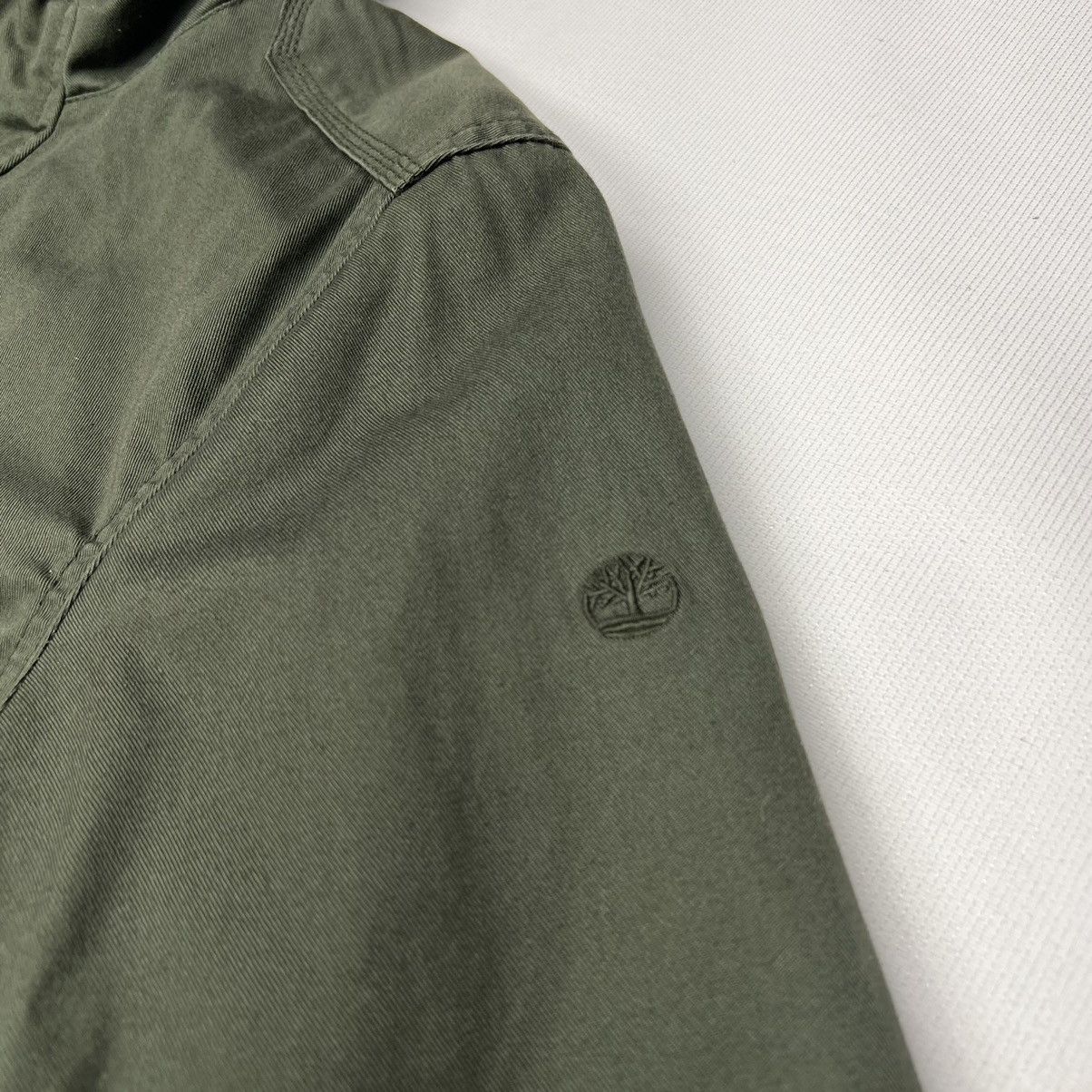 Timberland Timberland Jacket Green Cargo Quilted Lined Pocket Button Size US L / EU 52-54 / 3 - 4 Thumbnail