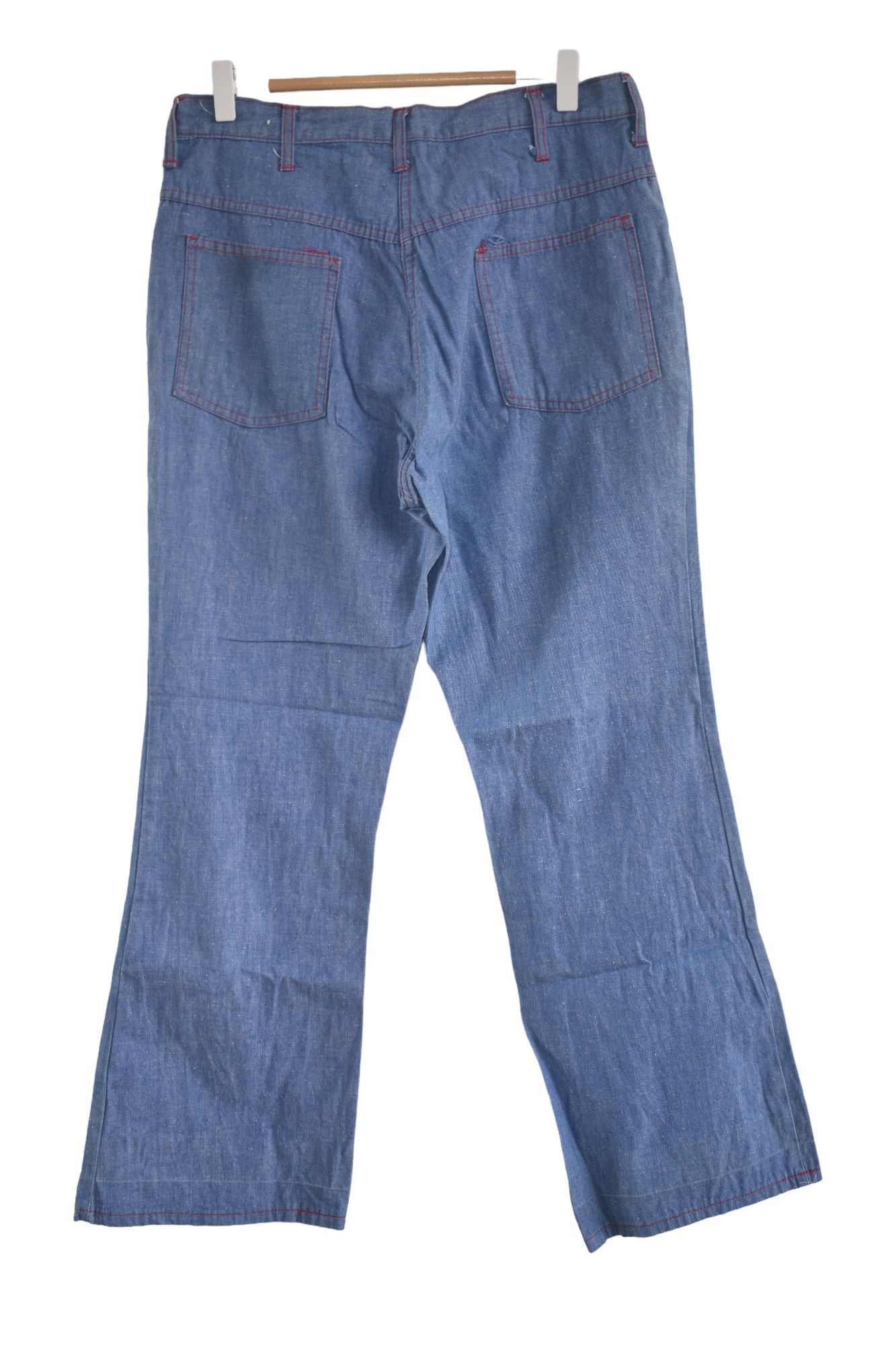 If Six Was Nine × Jean × Vintage Vintage 70's Flared Denim W32 Size US 32 / EU 48 - 5 Thumbnail