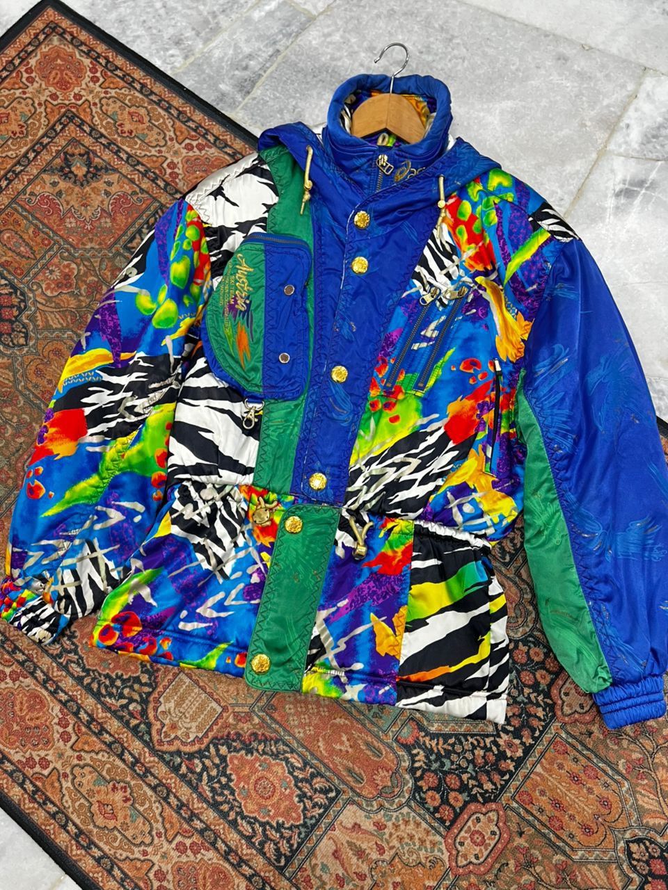 Asics × Vintage Vintage 80’s Ski ⛷️ Austria Jacket Size US L / EU 52-54 / 3 - 3 Thumbnail