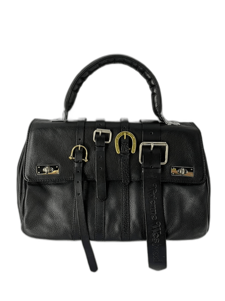 Vivienne Westwood Vivienne Westwood Black Accordion Handbag Large Size ONE SIZE - 1 Thumbnail