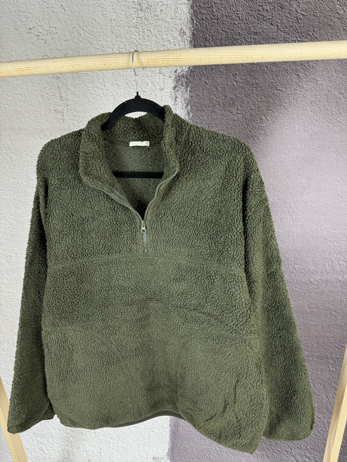 GU GU Japan vintage half zip fleece pullover sweater Size US L / EU 52-54 / 3 - 6 Thumbnail