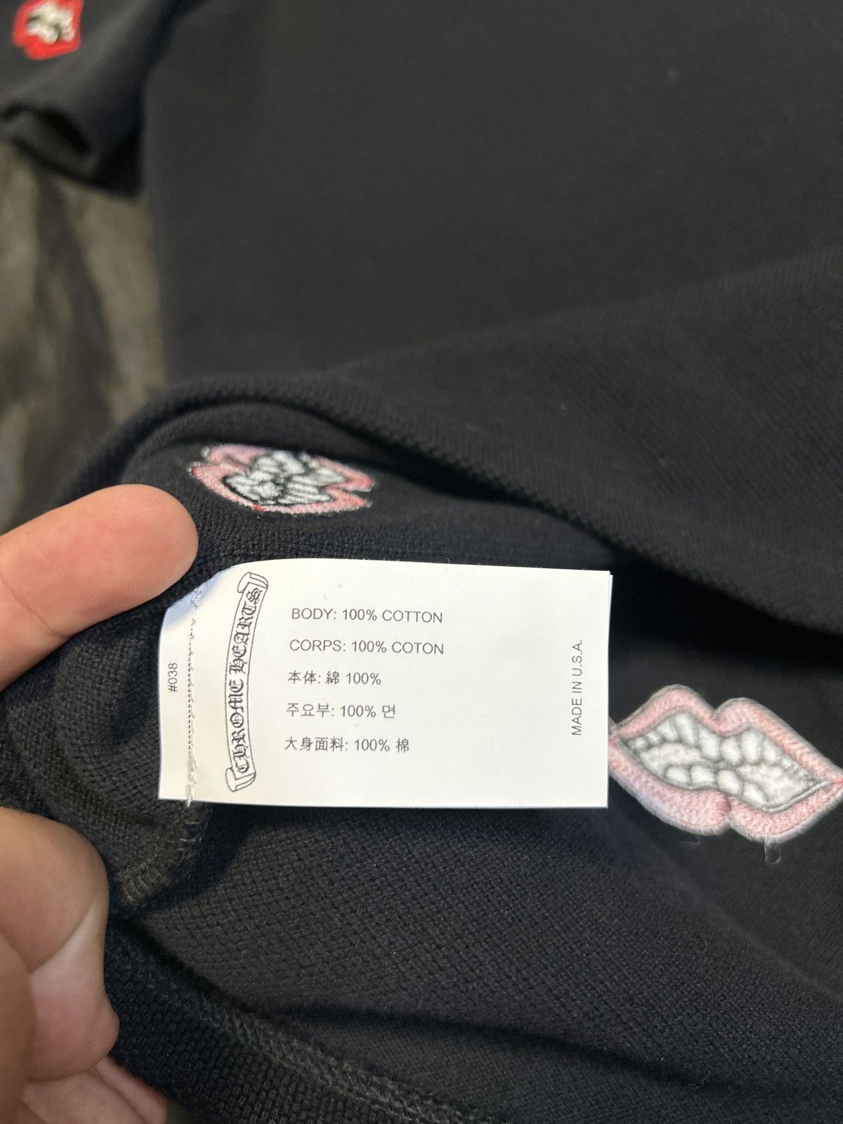 Chrome Hearts Chrome Hearts x Matty Boy Chomper Black Polo Shirt Size US L / EU 52-54 / 3 - 4 Thumbnail