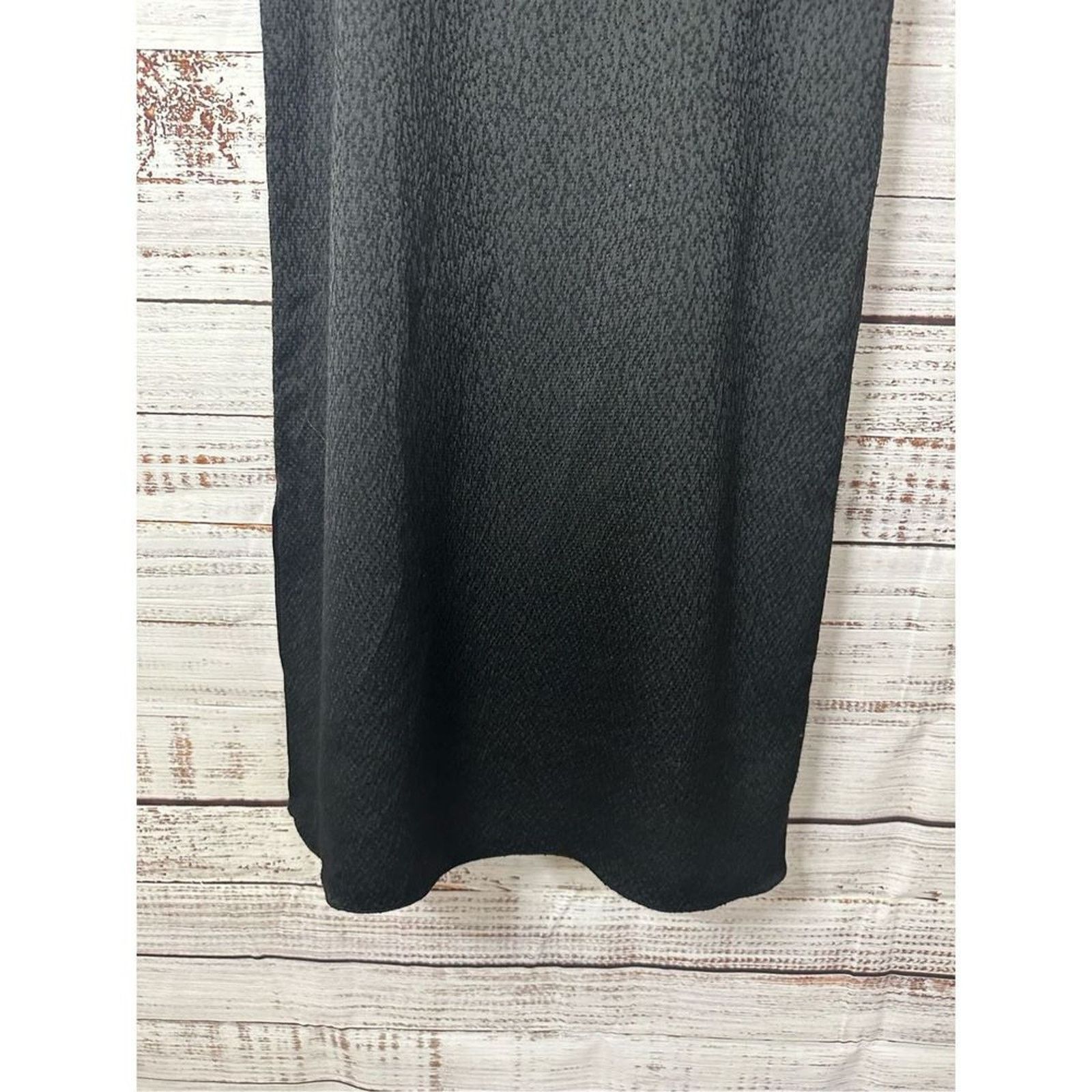 EDUN Edun Spaghetti Strap Midi Slip Dress Black Size XS NWT Size XS / US 0-2 / IT 36-38 - 12 Thumbnail