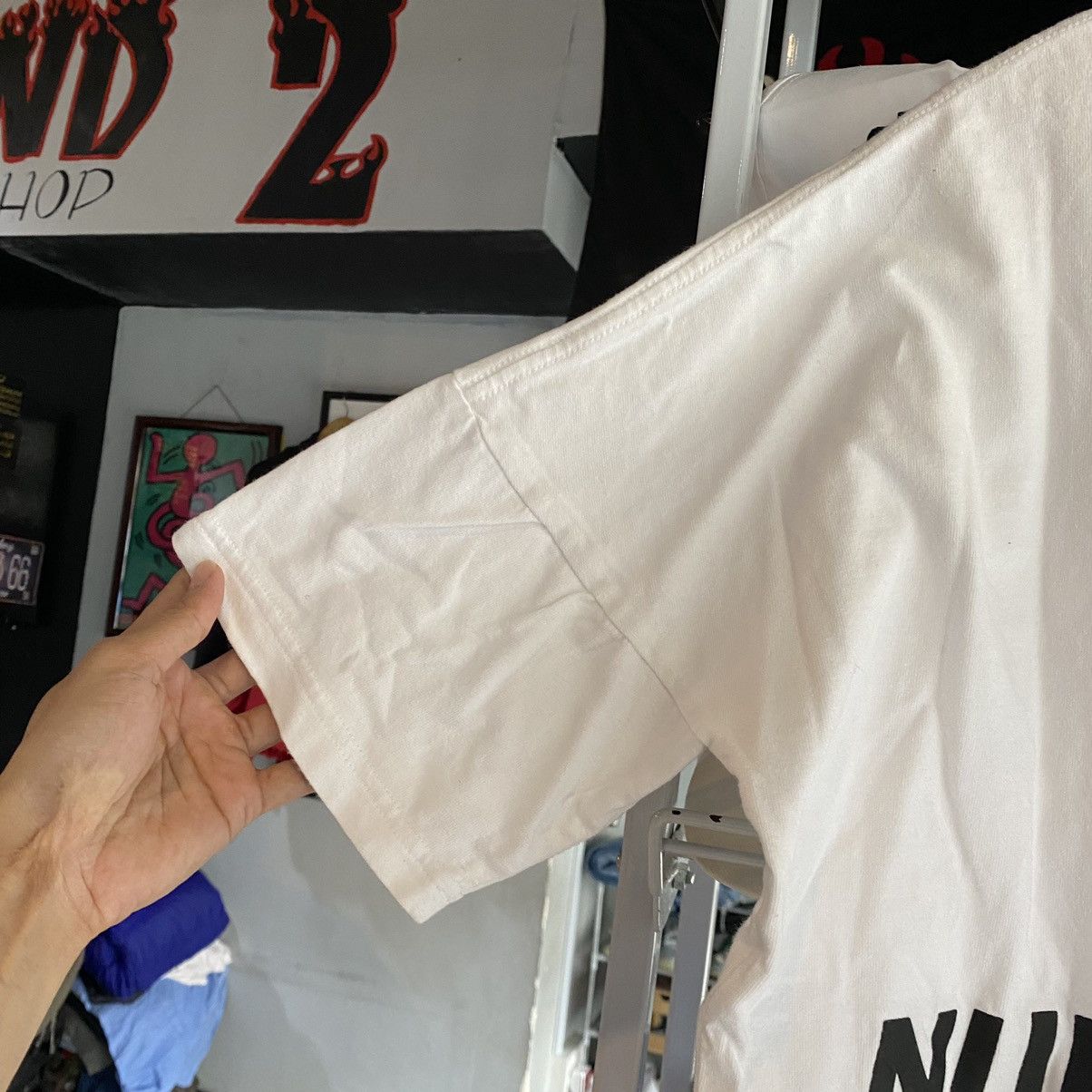 Number (N)ine Rare NUMBER (N)INE Big Spellout Pocket Tee Tshirt Size US S / EU 44-46 / 1 - 6 Thumbnail