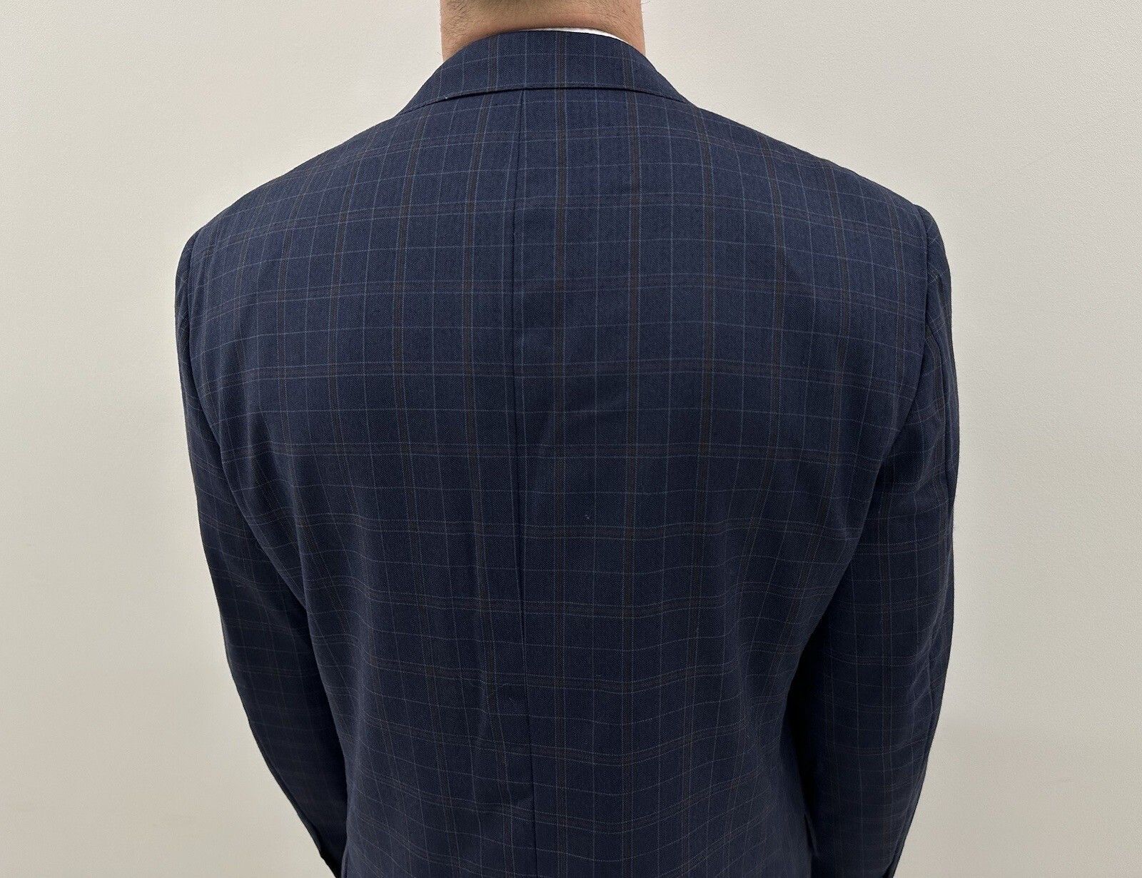 Vintage Rafaelle Caruso Plaid Mens Sport Blazer Jacket Size 42R - 9 Thumbnail