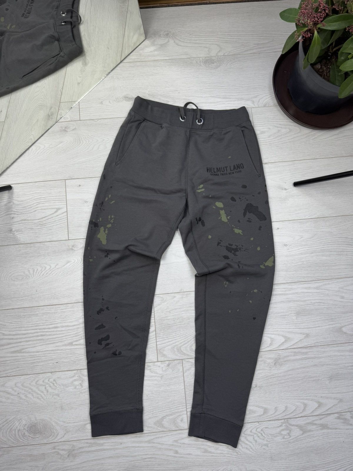 Helmut Lang Cross Sweatpants Black Size Small