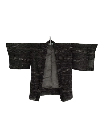Vintage Men Haori Kimono Japanese Traditional Style