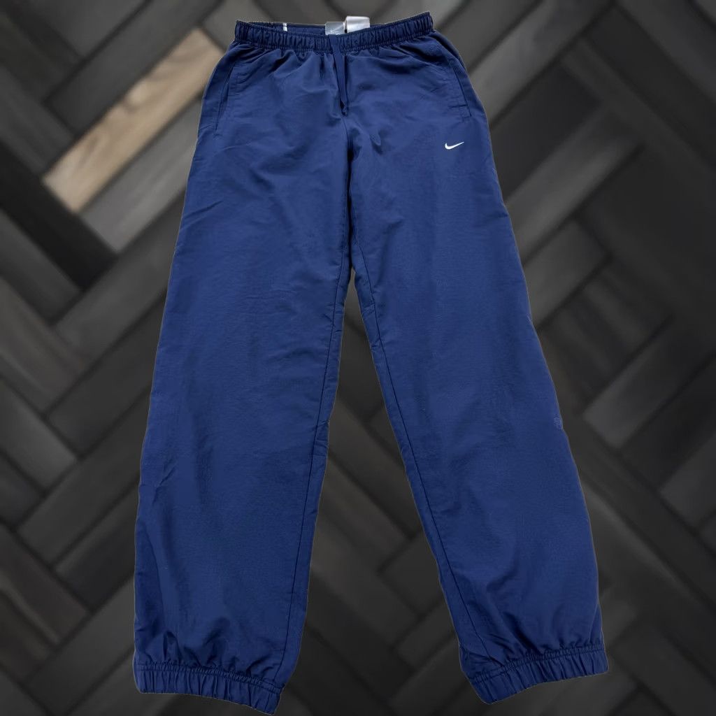 Nike Nike Men’s Navy M Pants Drawstring White Piping Solid Size 32" / US 10 / IT 46 - 1 Thumbnail