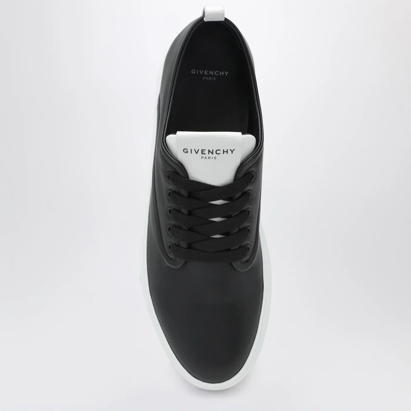 Givenchy o1d2blof0426 Leather New City Low-Top Sneakers in Black Size US 8 / EU 41 - 3 Thumbnail