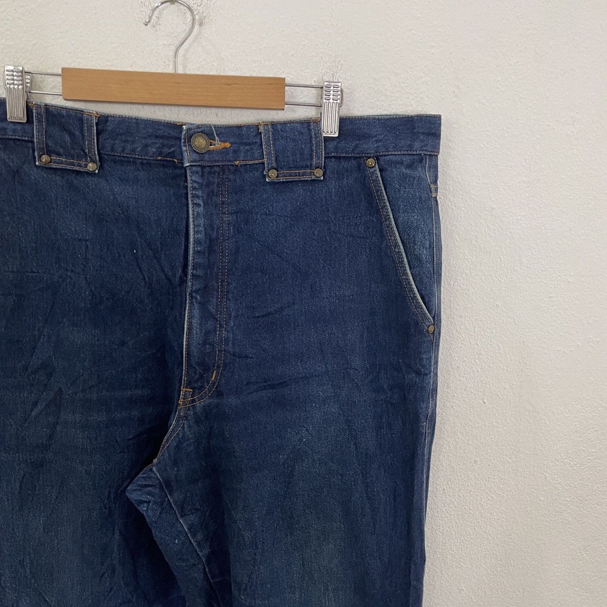 Lancel Vintage Lancel Spellout Logo Denim Jeans Size US 35 - 8 Thumbnail