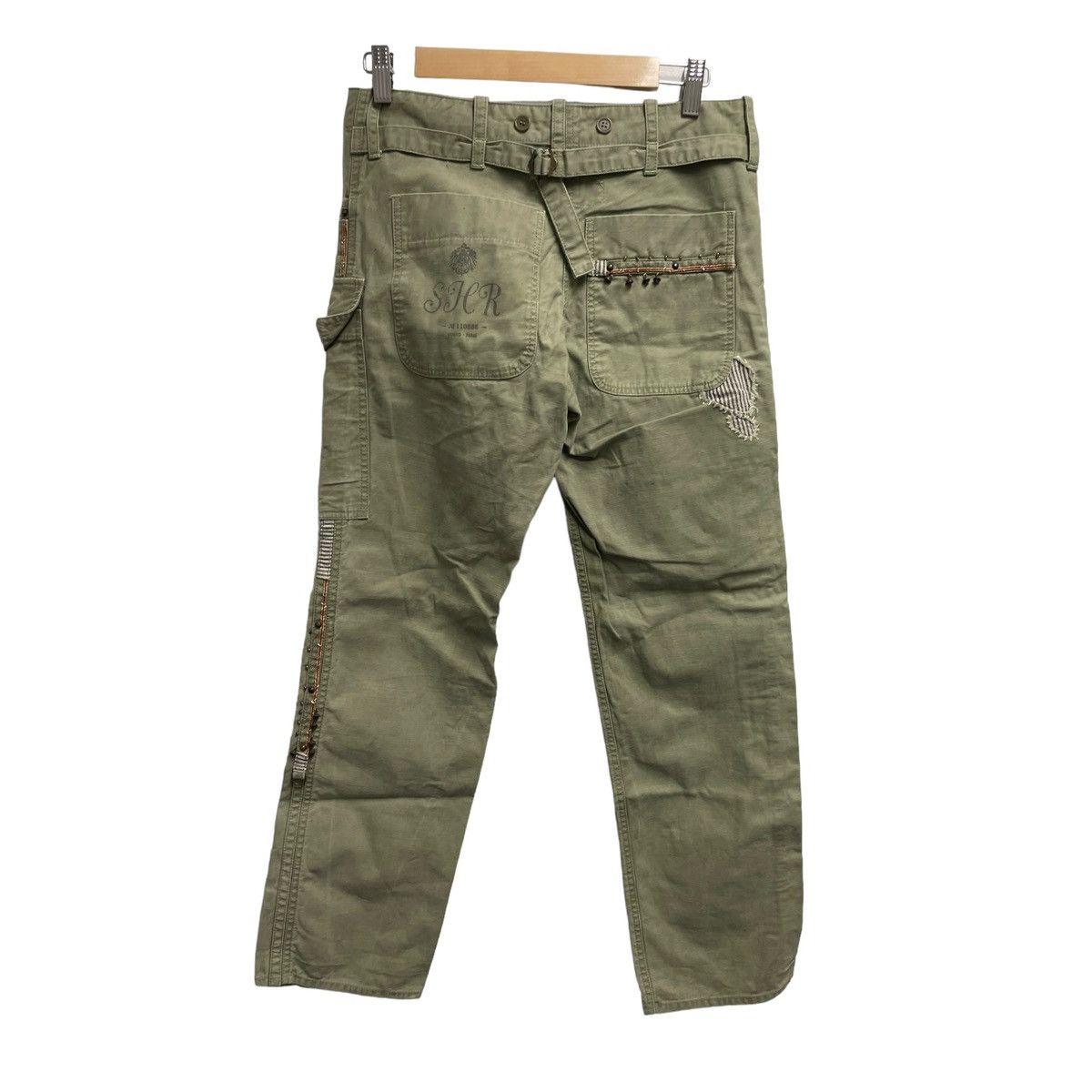 share spiritバギーカーゴパンツ Japanese Brand × Share Spirit Homme Share spirit cargo pants