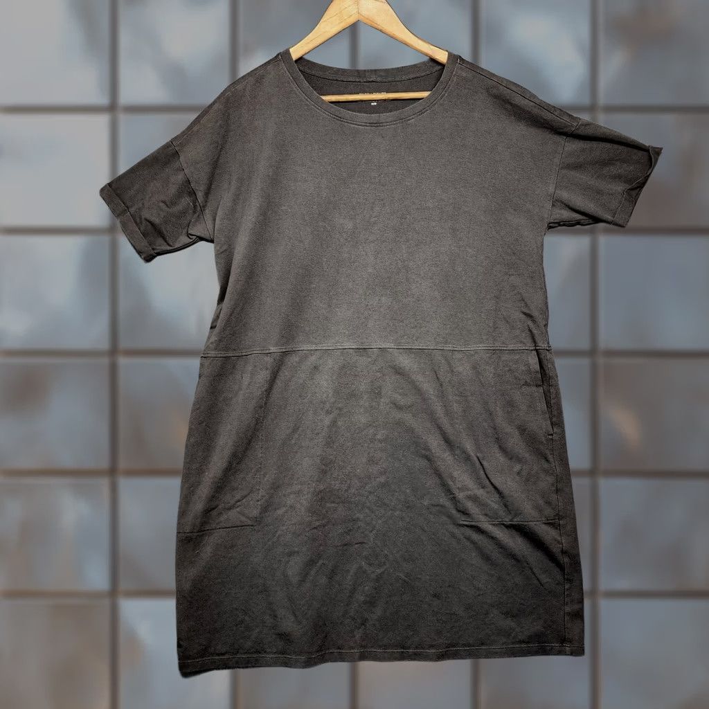 Eileen Fisher VINTAGE Eileen Fisher Shirt Dress Women Medium Black Pockets Stretch Comfort Casual Size M / US 6-8 / IT 42-44 - 1 Thumbnail