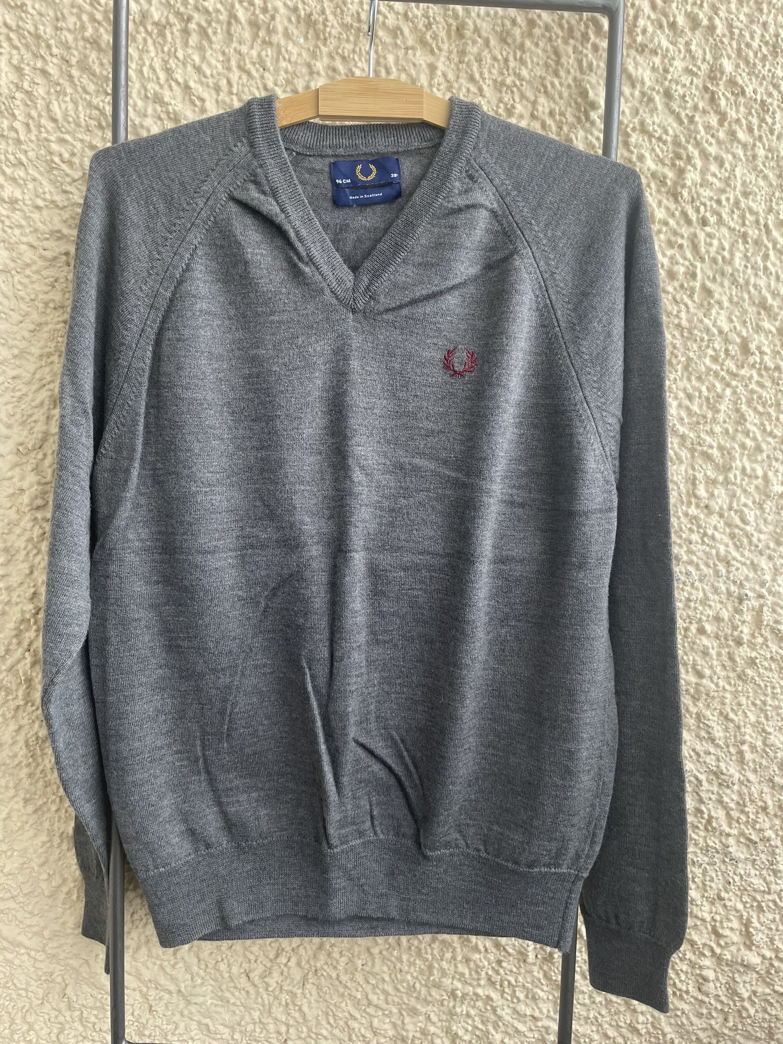 Fred Perry Fred Perry Lambsool sweater / jumper 38 Size US S / EU 44-46 / 1 - 1 Thumbnail