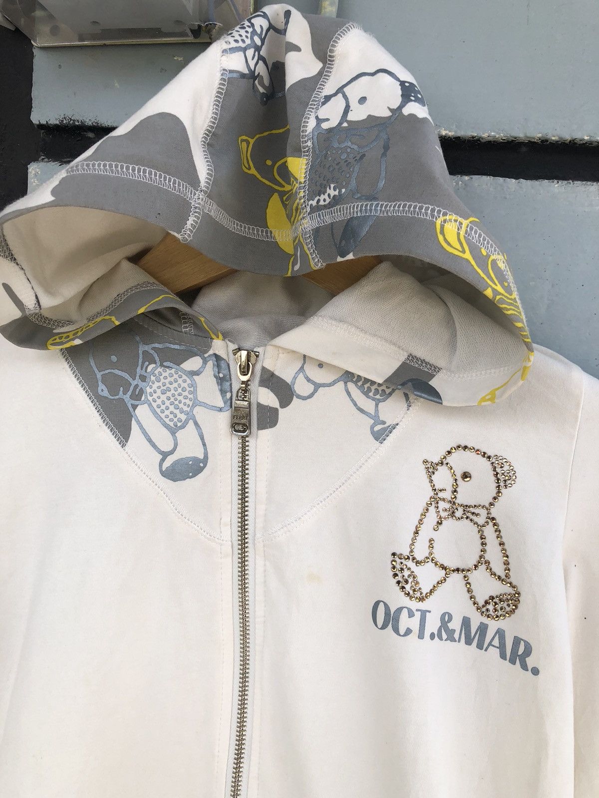 Hysteric Glamour × Japanese Brand × Vintage 2000s OctMar Multi Zipper Hoodie Like Mezzo Piano Angel Blue Size US S / EU 44-46 / 1 - 3 Thumbnail