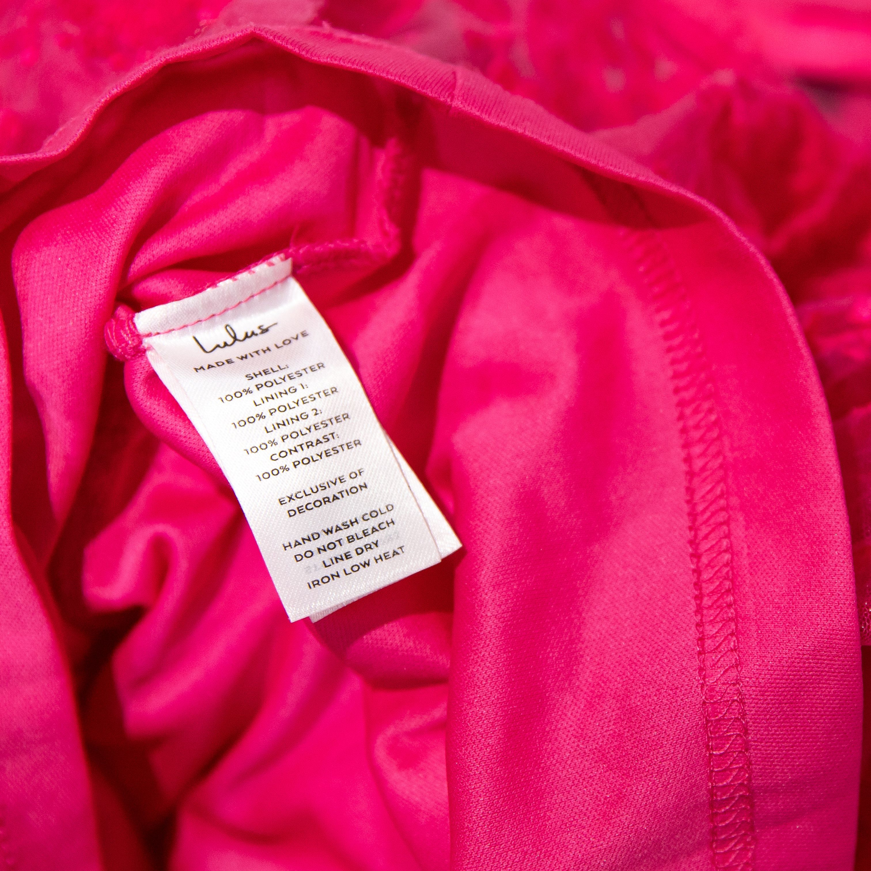 Lulus Lulus Exquisite Drama Hot Pink Embroidered Size S / US 4 / IT 40 - 4 Thumbnail