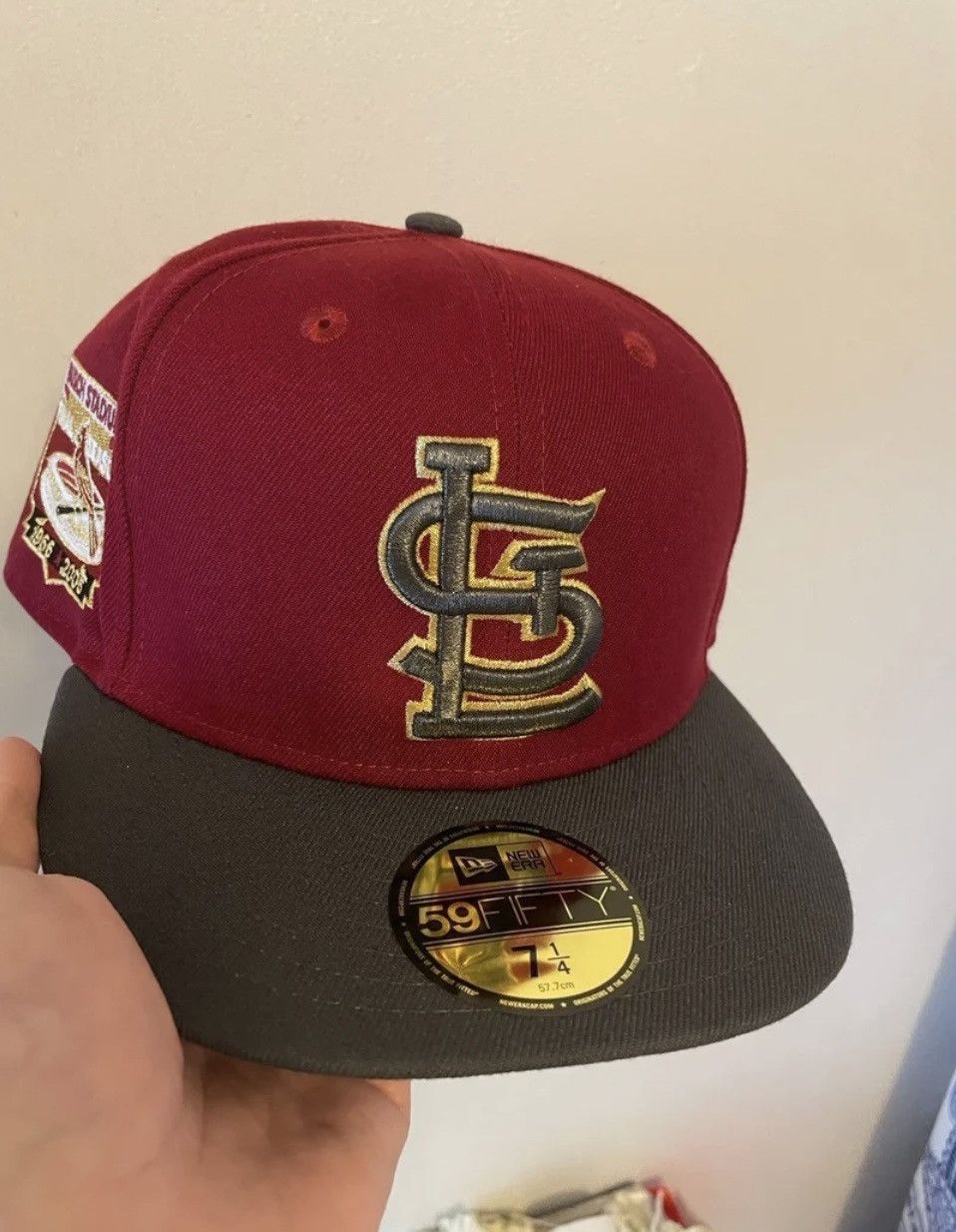 MLB Hat dreams taz Mula St. Louis cardinals final season 7 1/4 Size ONE SIZE - 1 Thumbnail