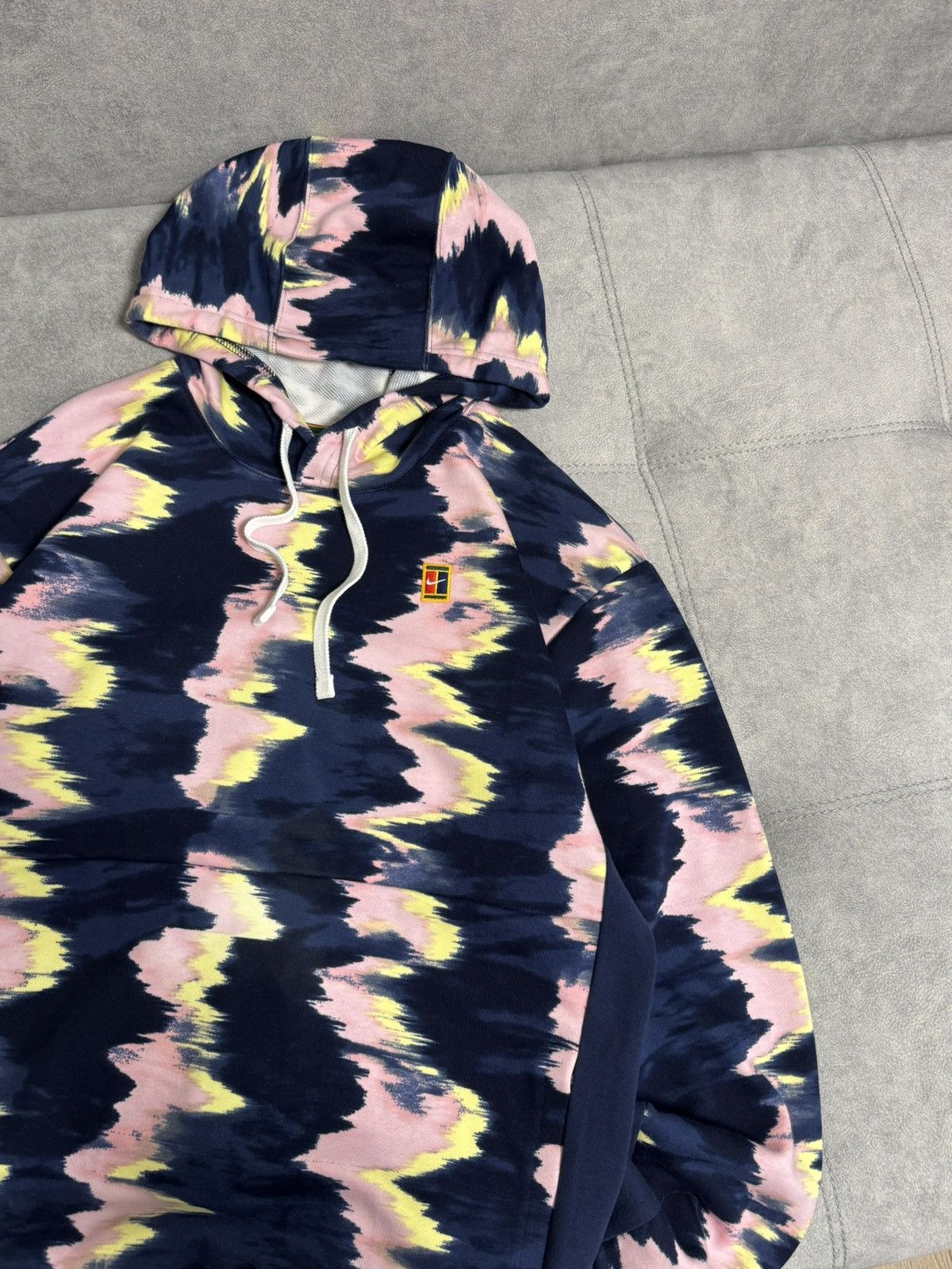 Nike Nike Court chromatic Y2K hoodie vintage style Size US S / EU 44-46 / 1 - 6 Thumbnail