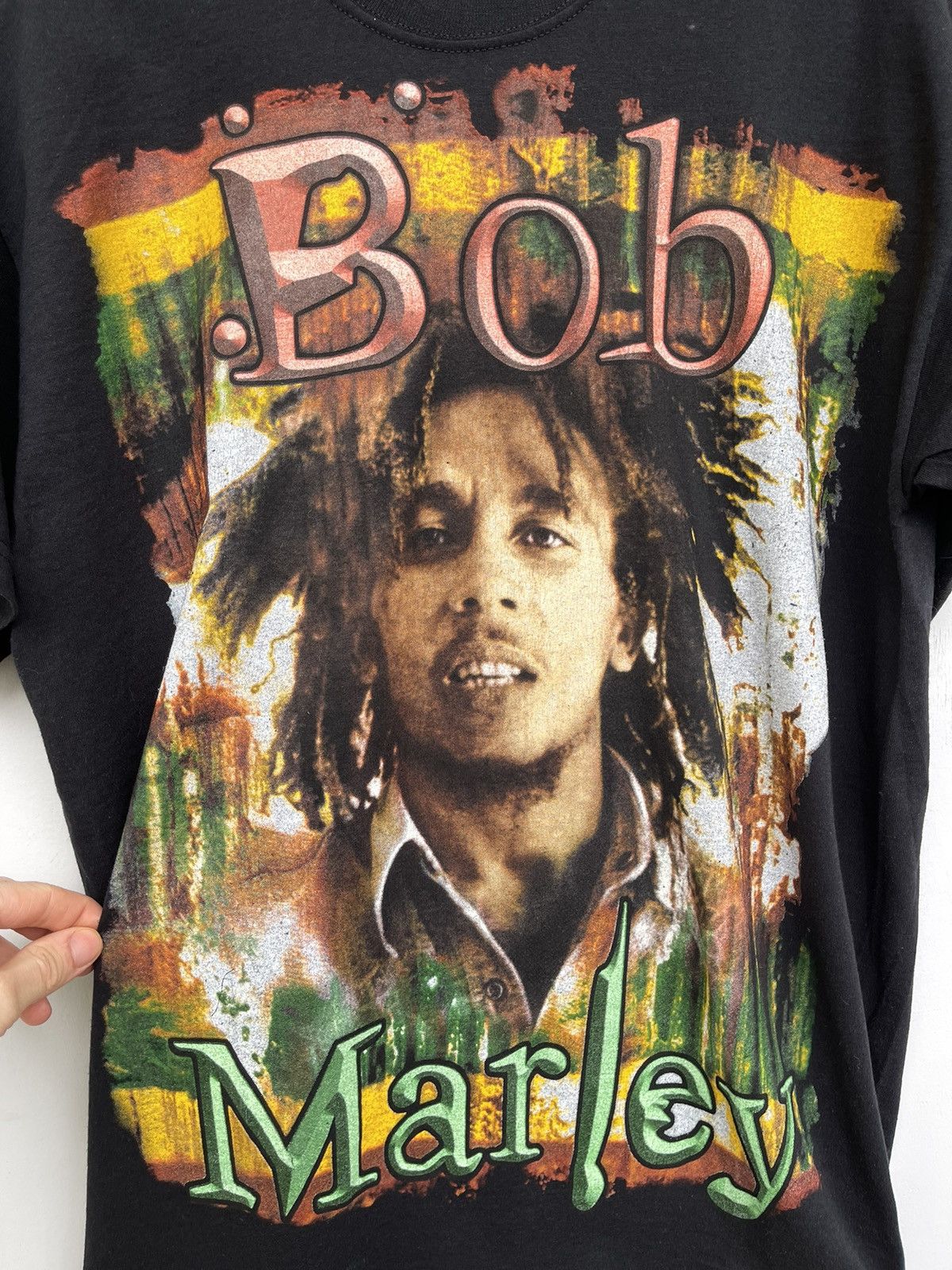 Band Tees Vintage Bob Marley Jamaica Rare Rasta Weed Cannabis Rap Tee Size US M / EU 48-50 / 2 - 8 Thumbnail