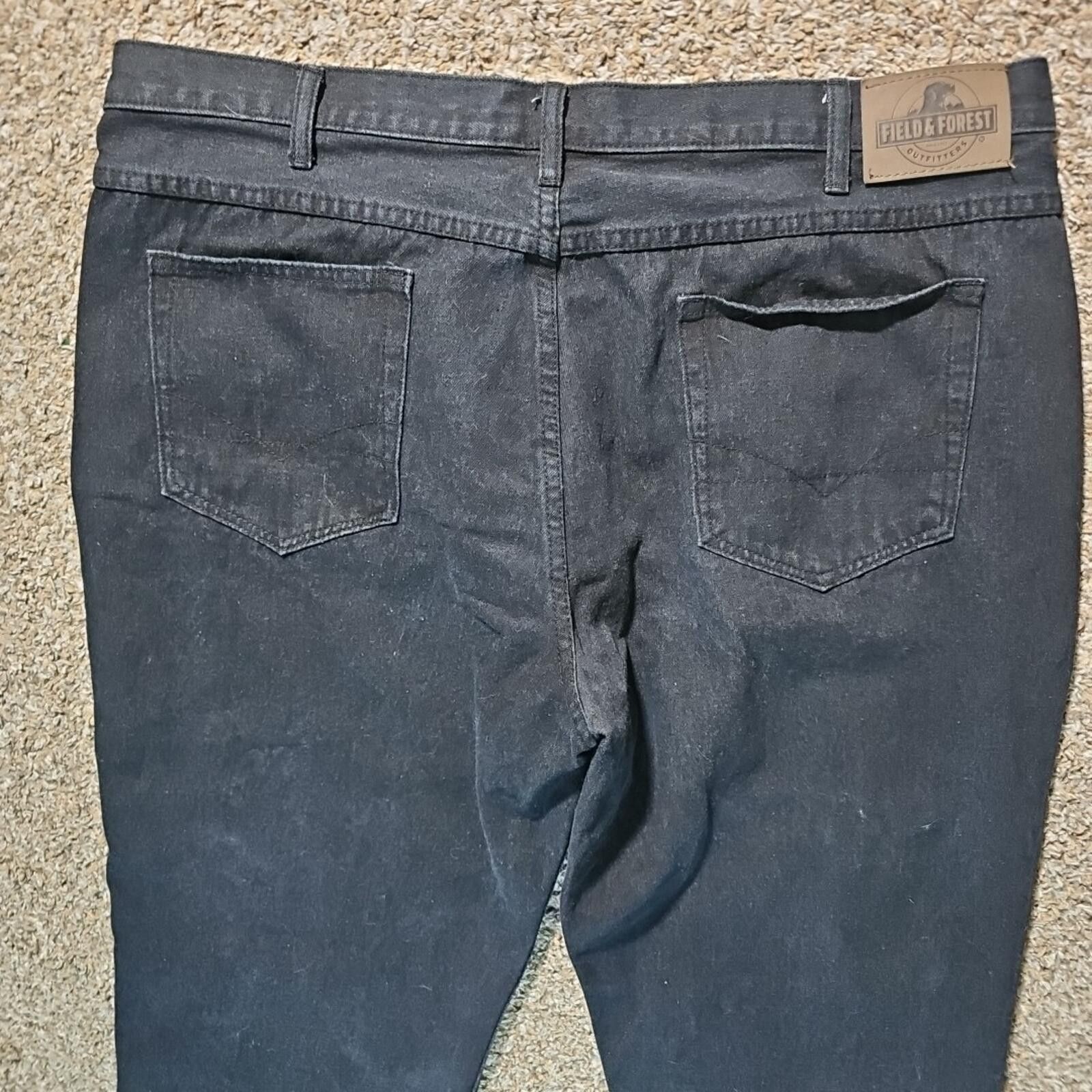 Diesel Black Gold Field & Forest 42x30 Black Straight Jeans Size US 42 / EU 58 - 5 Thumbnail