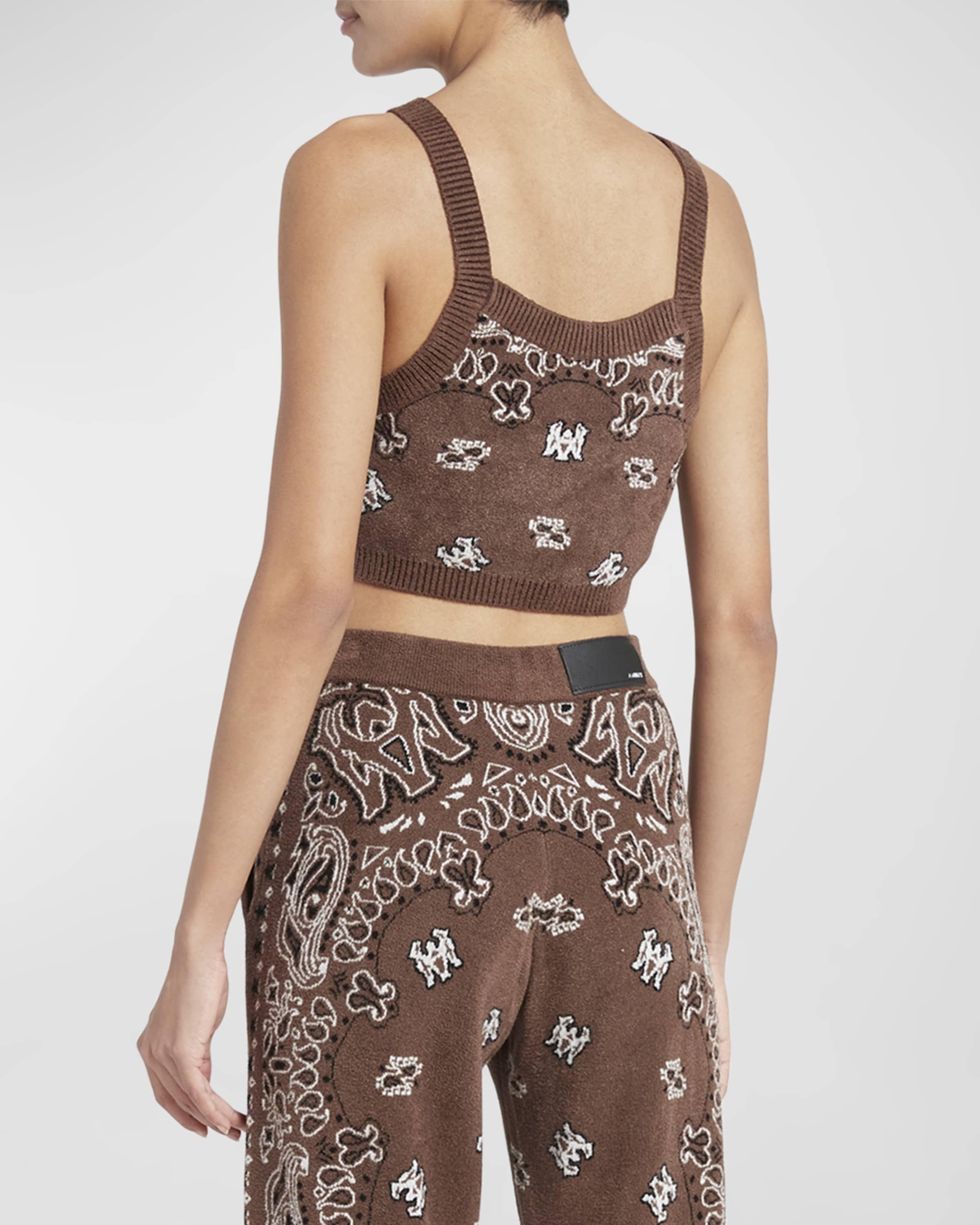 Amiri o1y0425 Tank Top in Brown Size S / US 4 / IT 40 - 4 Thumbnail